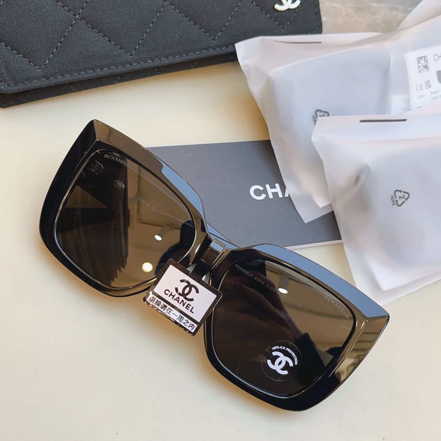 ，【CHANE*】香奈儿新款太阳镜，MODEL：9191H，SIZE：53口17-140 S