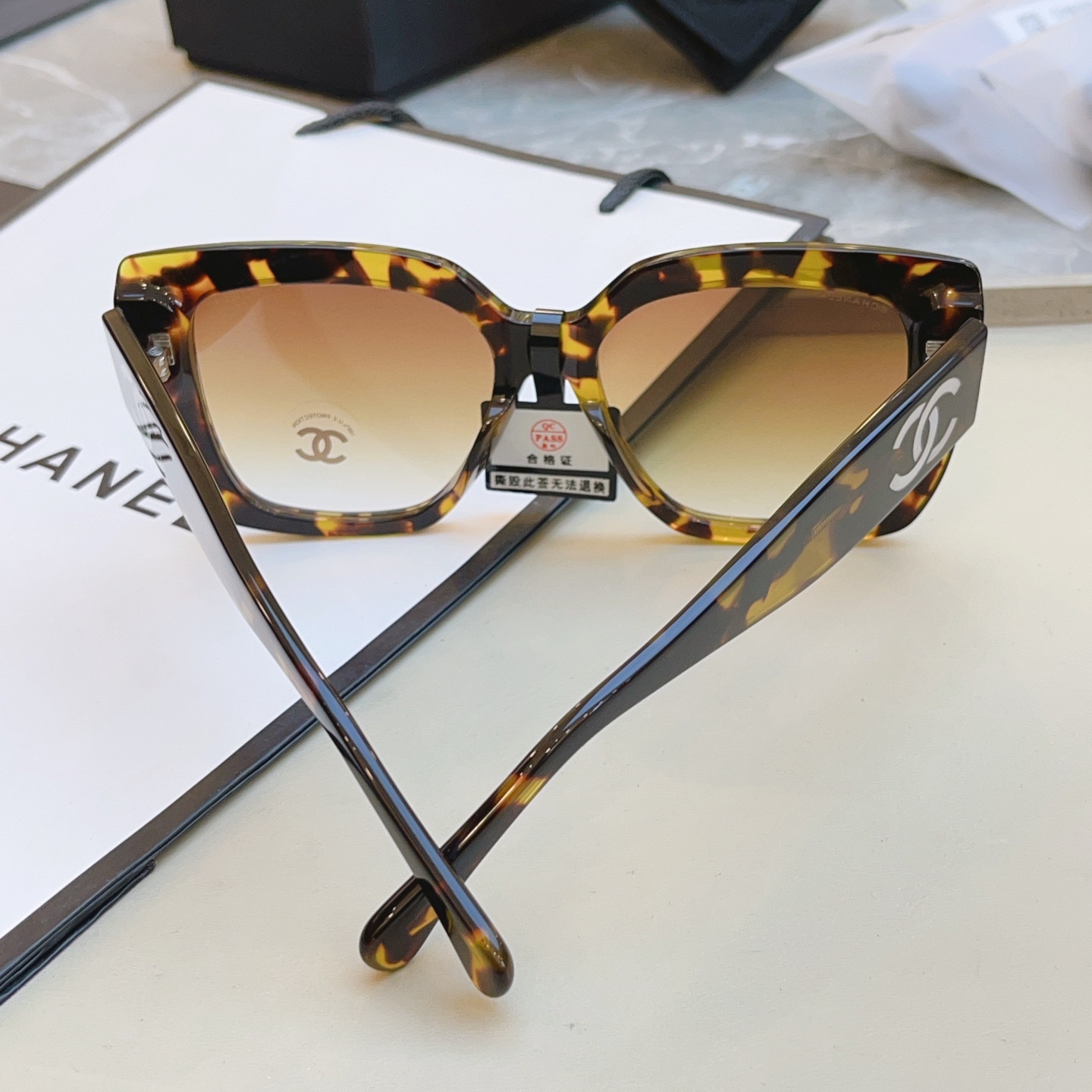，【CHANE*】香奈儿新款太阳镜，MODEL：9191H，SIZE：53口17-140 S