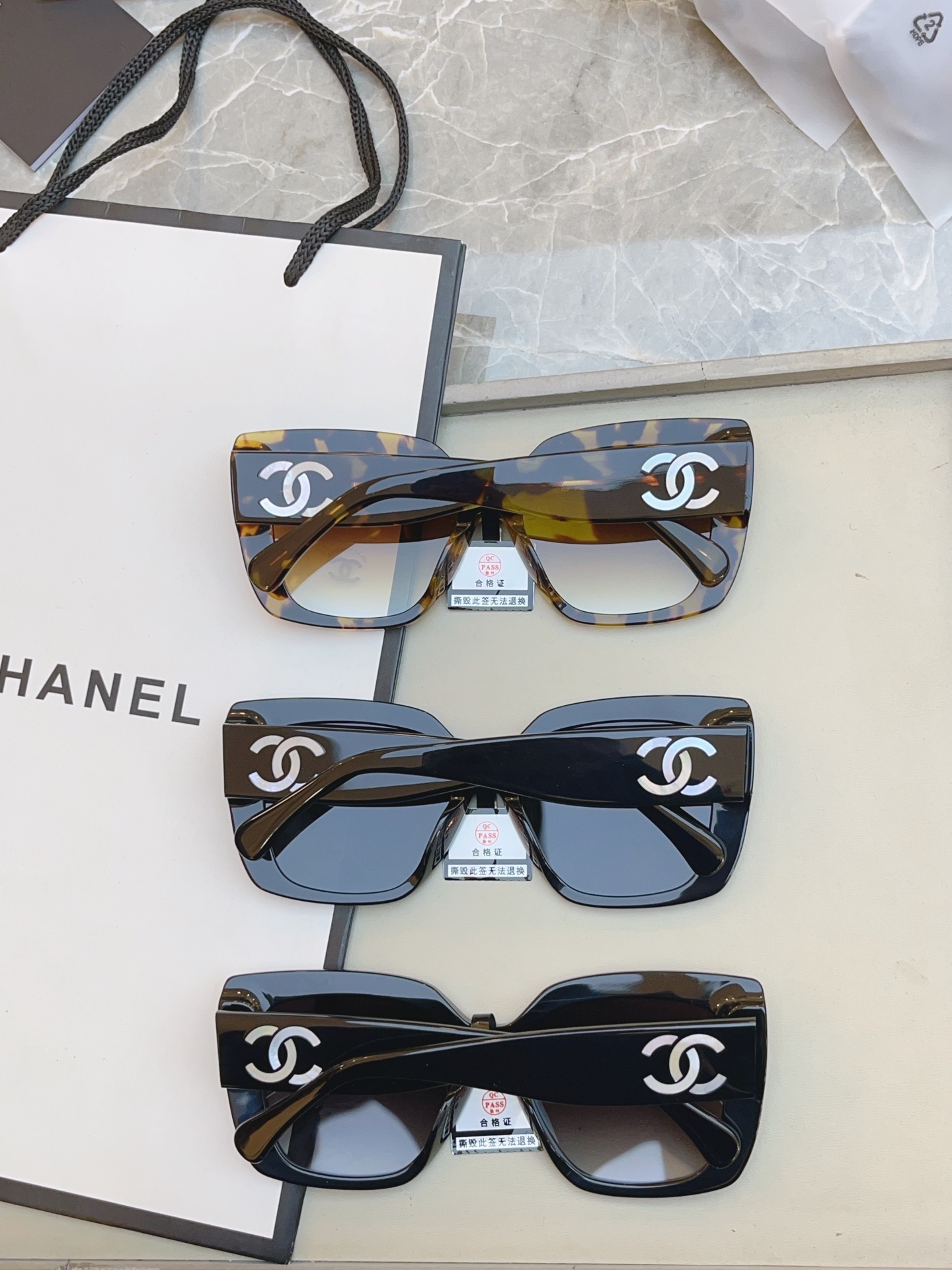 ，【CHANE*】香奈儿新款太阳镜，MODEL：9191H，SIZE：53口17-140 S