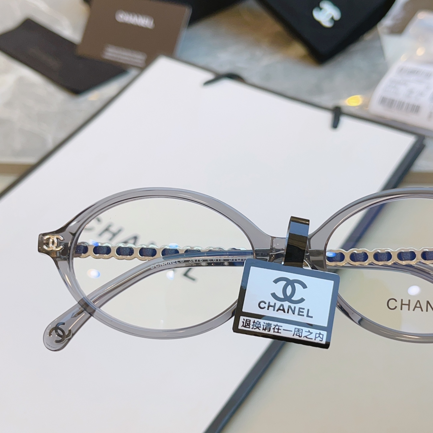 ，【CHANE*】香奈儿新款眼镜架 高品质✨，MODEL：3476，SIZE：51口18-145