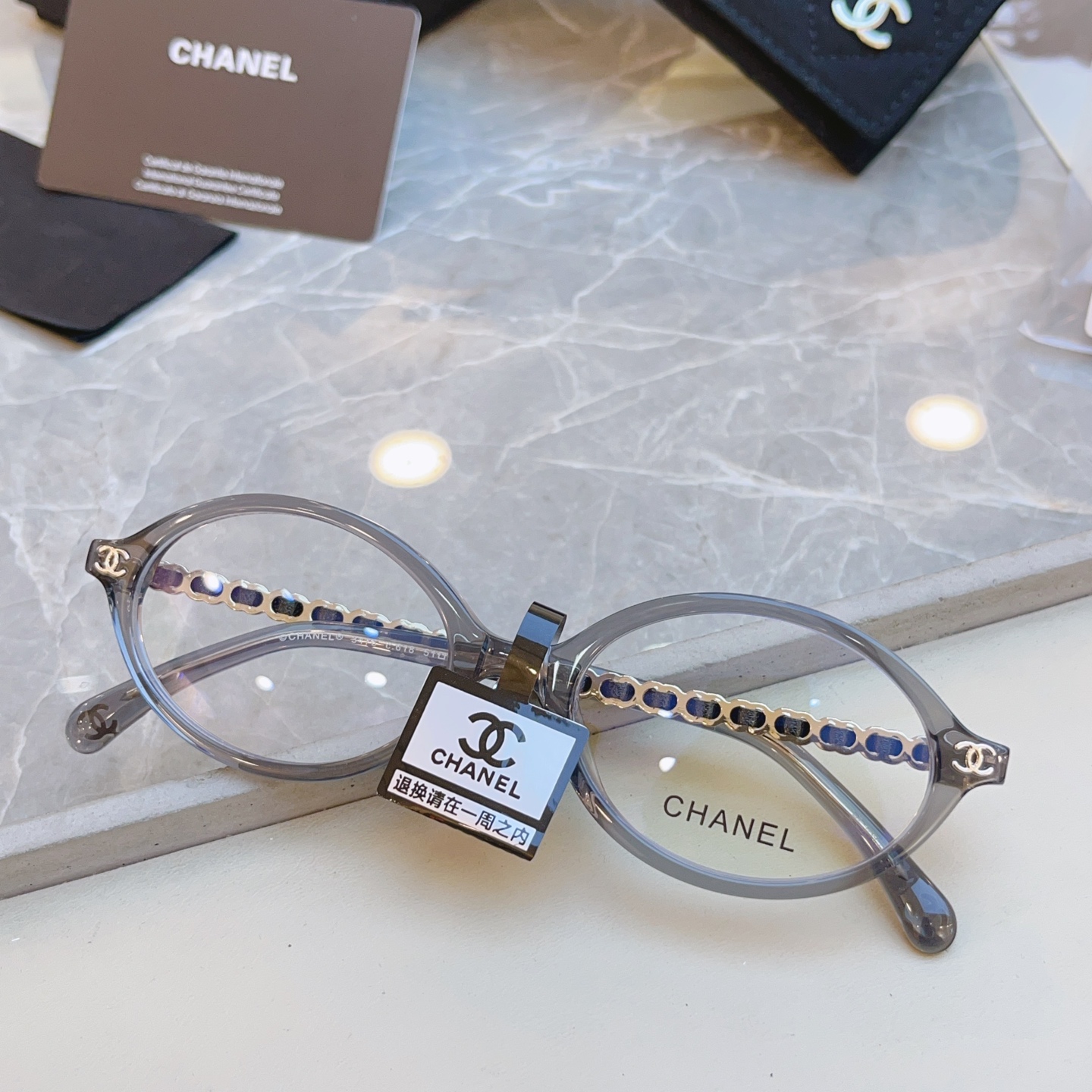 ，【CHANE*】香奈儿新款眼镜架 高品质✨，MODEL：3476，SIZE：51口18-145