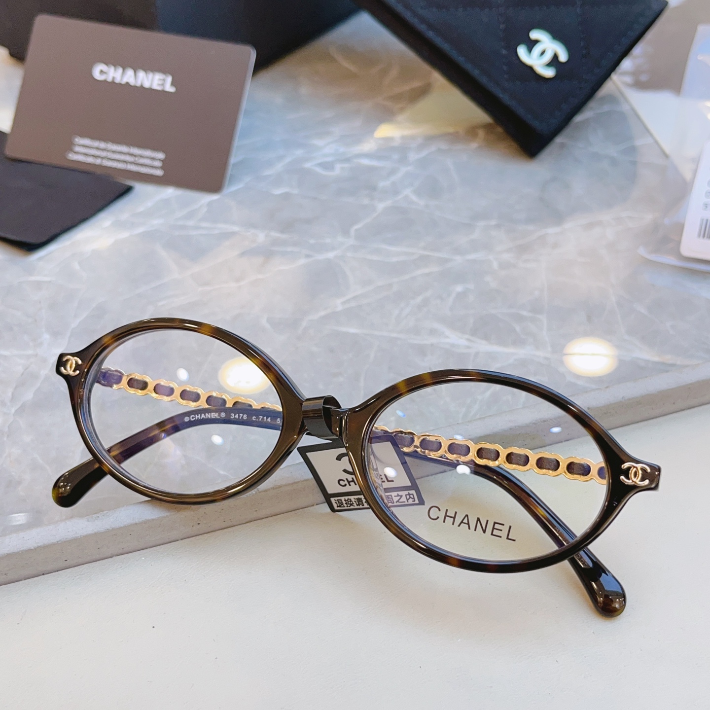 ，【CHANE*】香奈儿新款眼镜架 高品质✨，MODEL：3476，SIZE：51口18-145