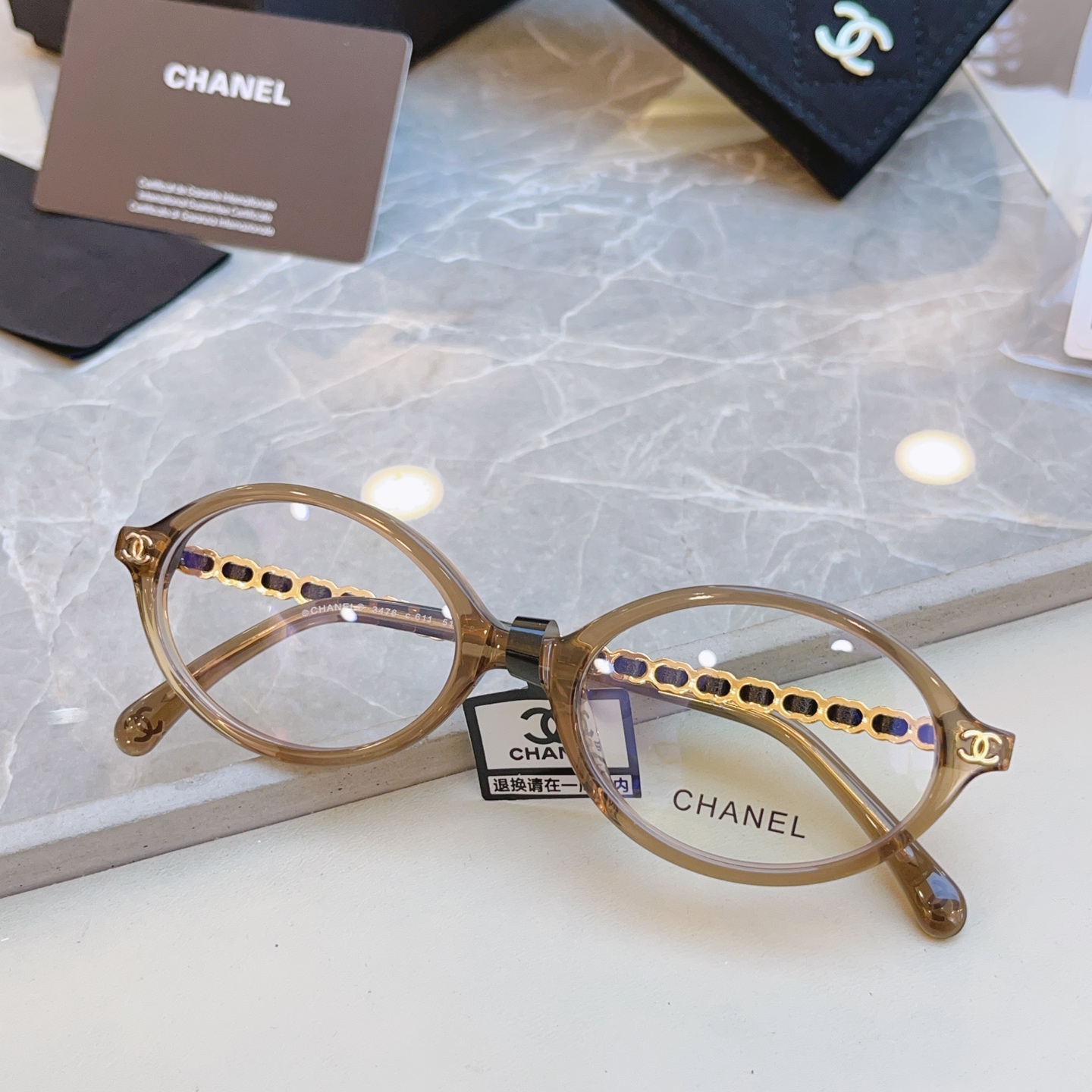 ，【CHANE*】香奈儿新款眼镜架 高品质✨，MODEL：3476，SIZE：51口18-145