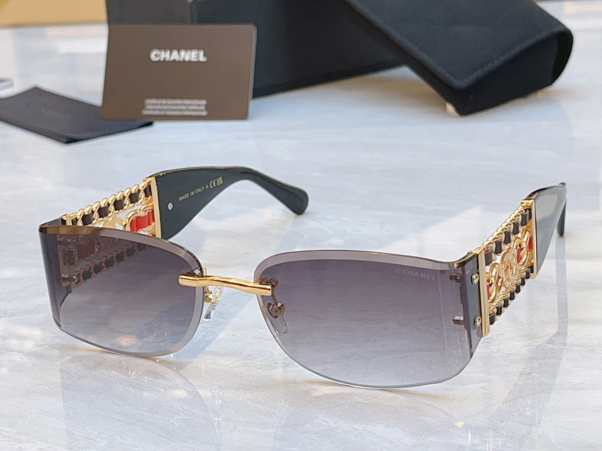 ，【CHANE*】香奈儿新款太阳镜，MODEL：CH1917，SIZE：63口17-145