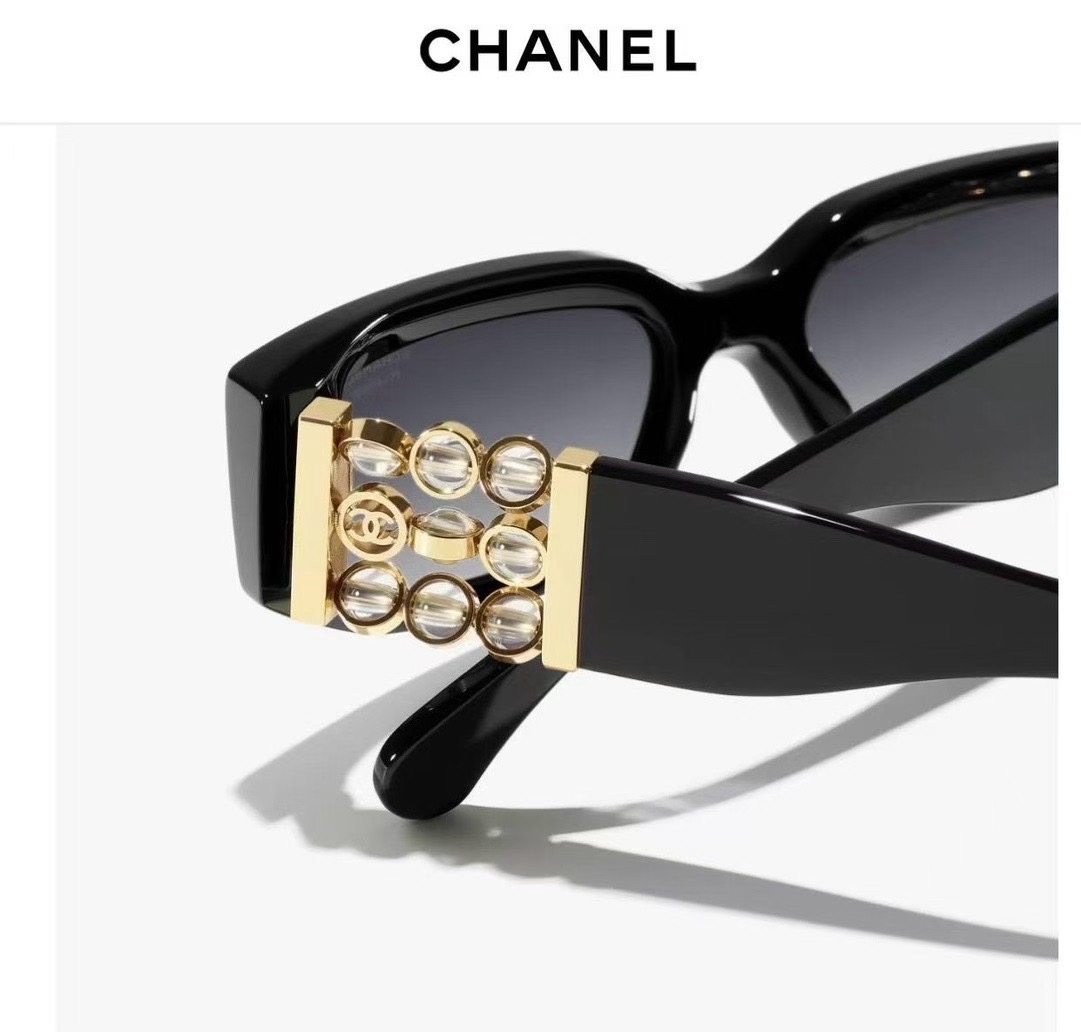 ，【CHANE*】香奈儿新款太阳镜 高品质✨，MODEL：5544-A，SIZE：53口17-140