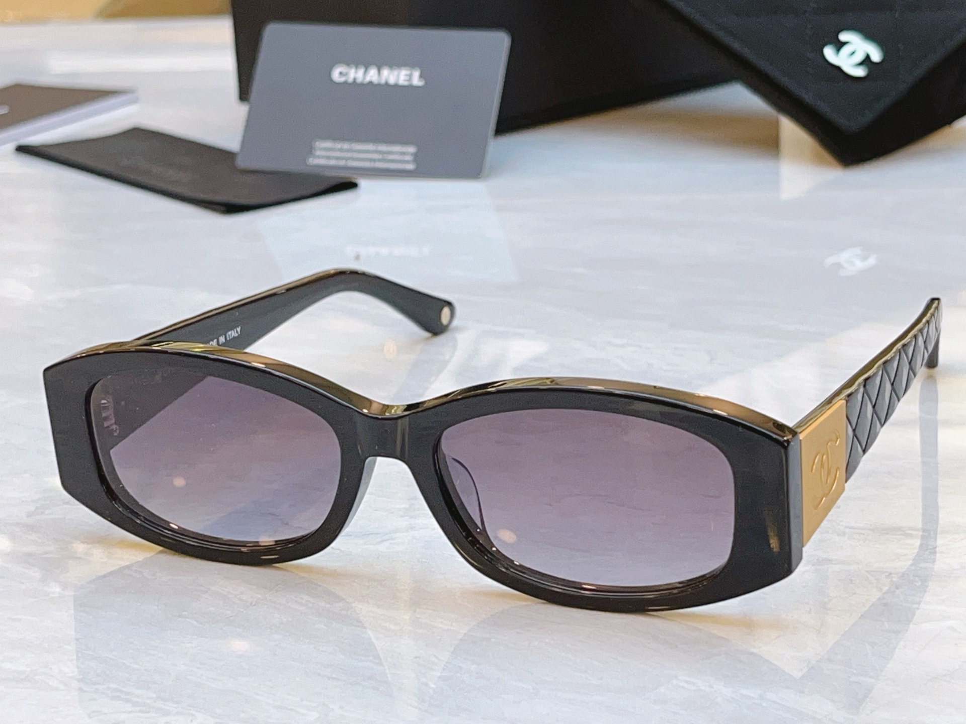 ，【CHANE*】香奈儿新款太阳镜，MODEL：C74573，SIZE：52口18-145