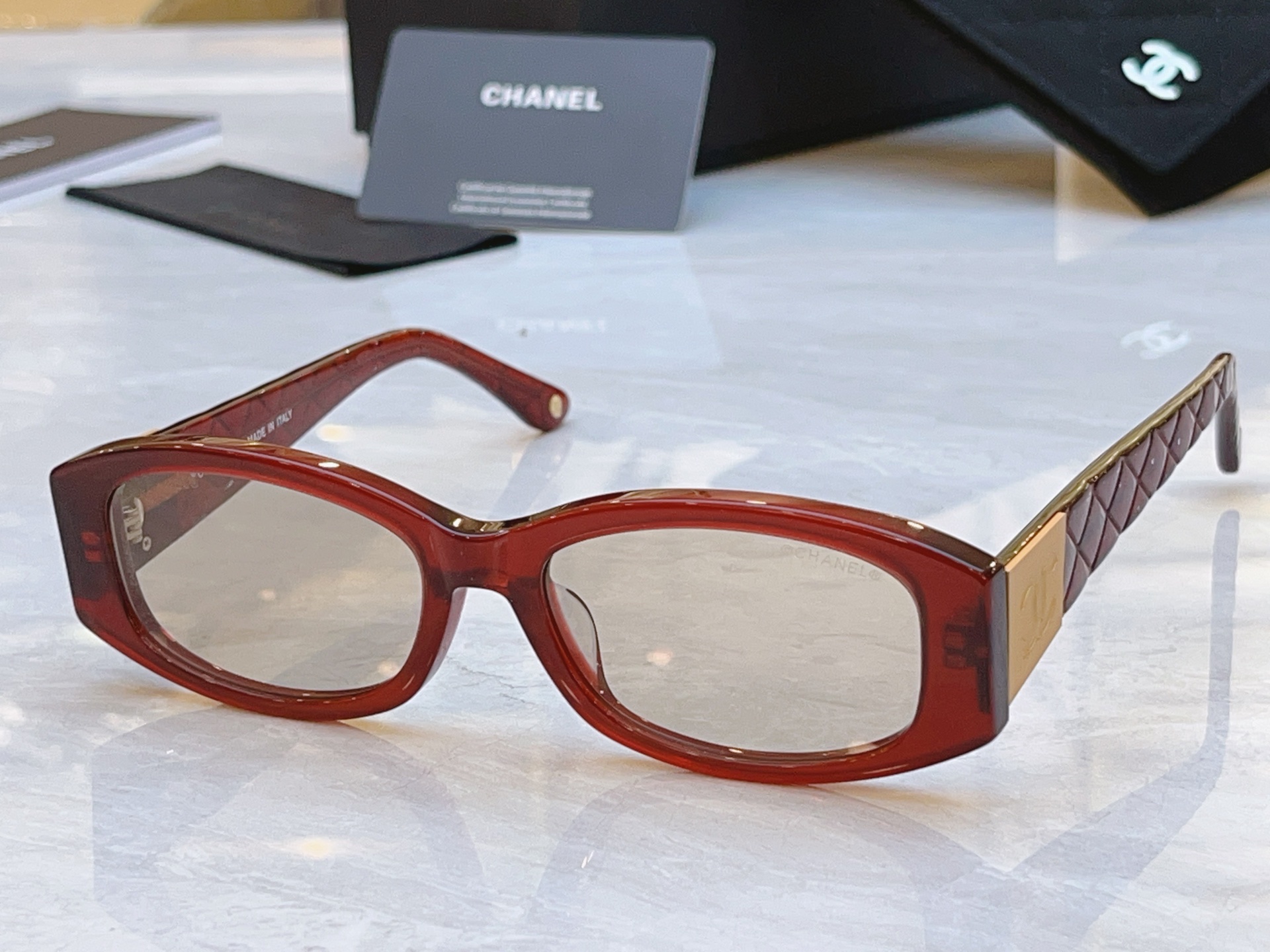 ，【CHANE*】香奈儿新款太阳镜，MODEL：C74573，SIZE：52口18-145