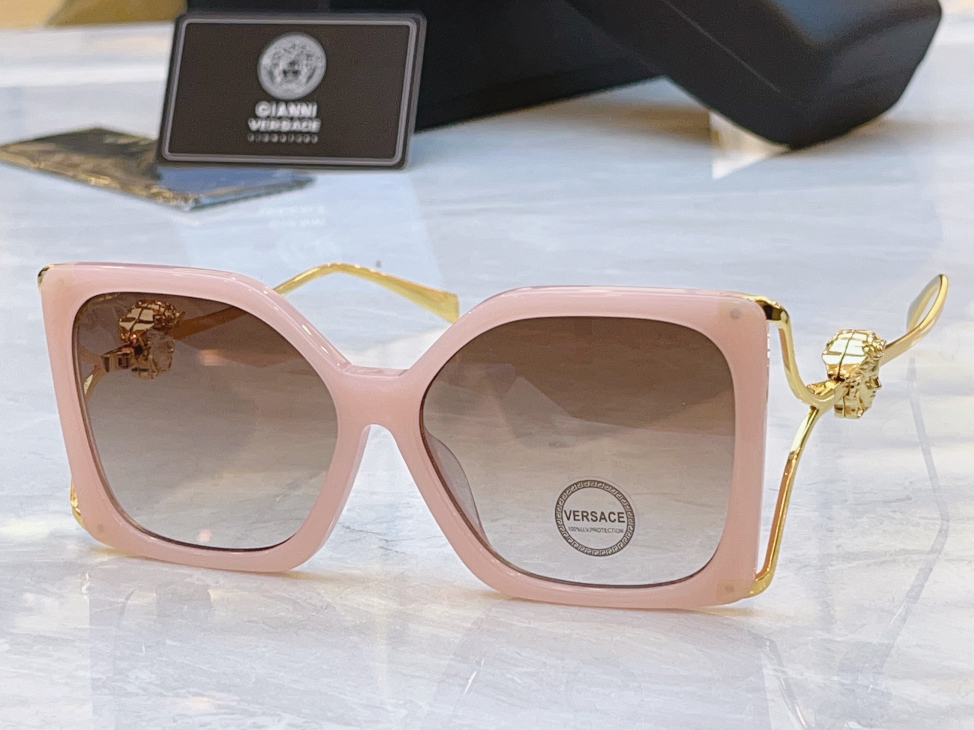 ，【VERSAC*】范思*哲新款太阳镜，MODEL：VE 4502U，SIZE：55口16-145