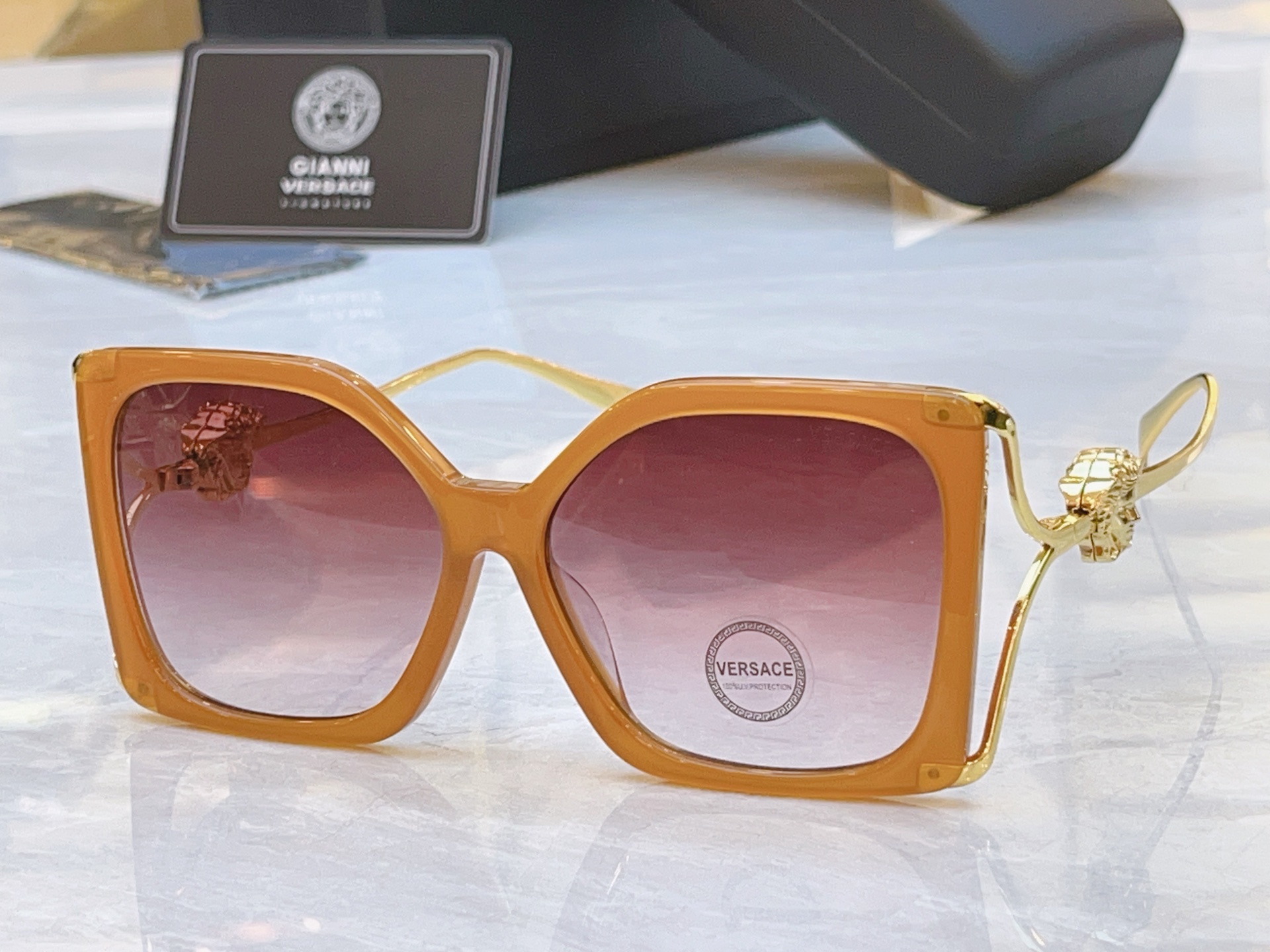 ，【VERSAC*】范思*哲新款太阳镜，MODEL：VE 4502U，SIZE：55口16-145