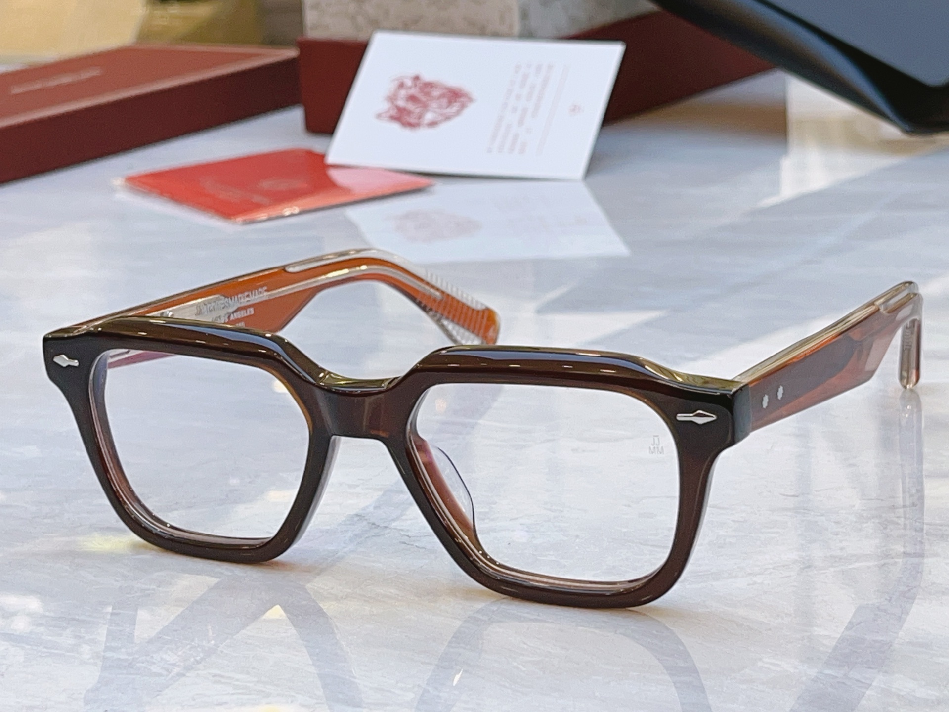 配送盒子，【Jacques Marie Mag*】 JMM新款眼镜架，Model：TOMLIN，Size