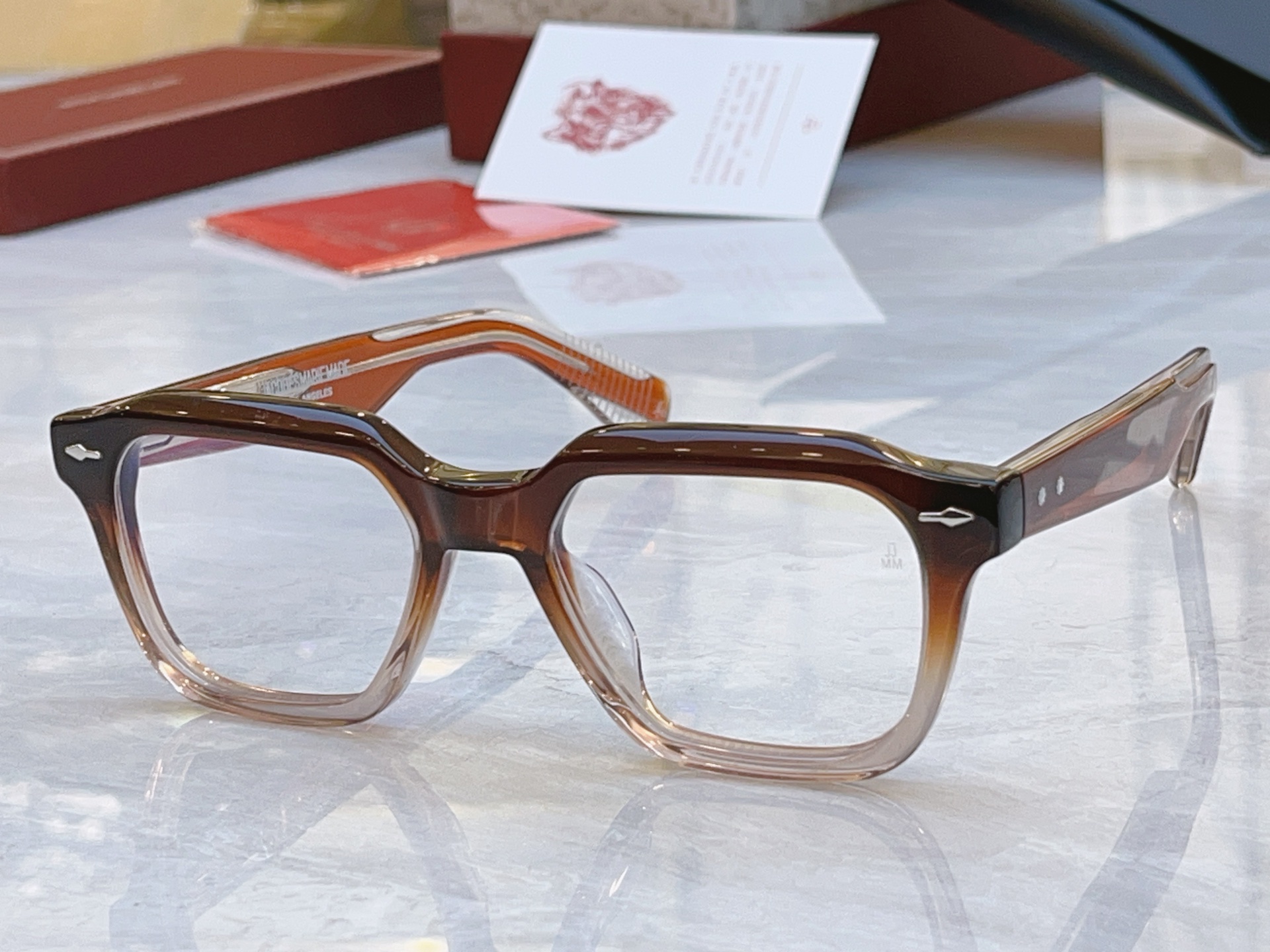 配送盒子，【Jacques Marie Mag*】 JMM新款眼镜架，Model：TOMLIN，Size