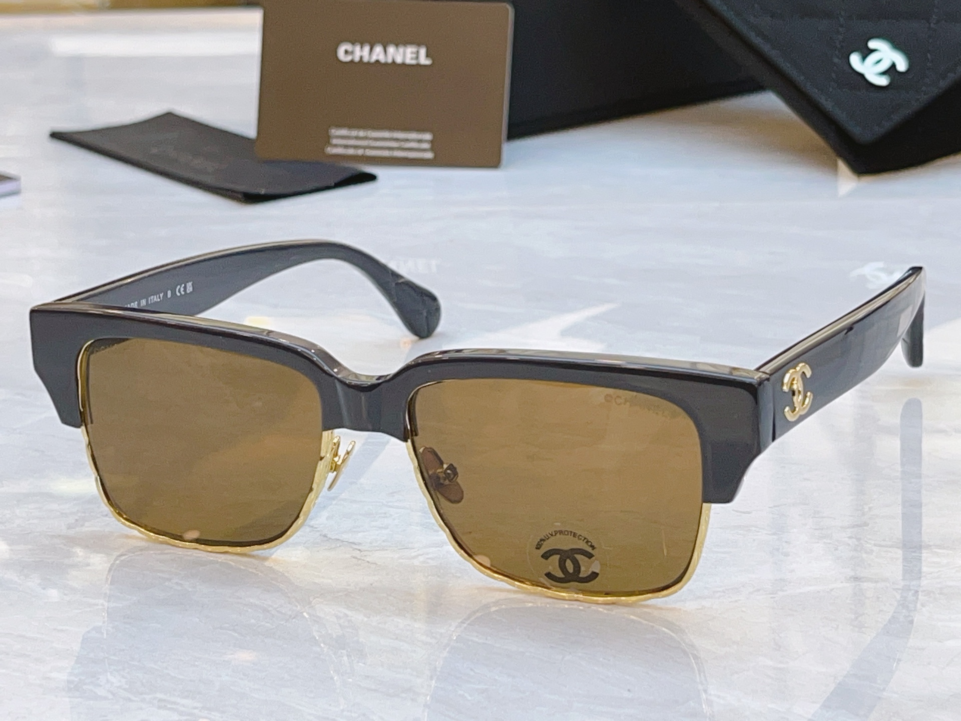 ，【CHANE*】香奈儿新款太阳镜，MODEL：5558，SIZE：53口18-145