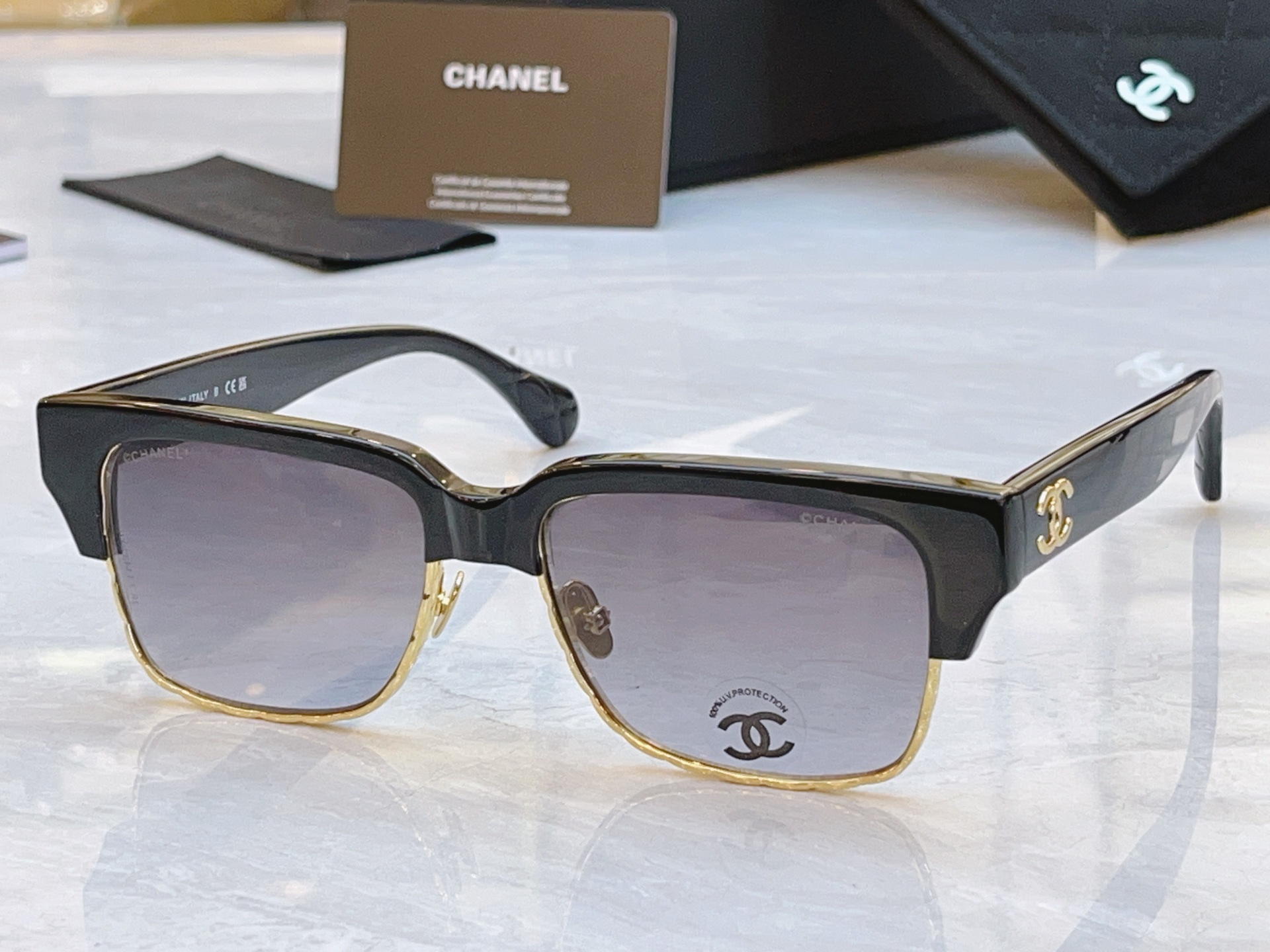 ，【CHANE*】香奈儿新款太阳镜，MODEL：5558，SIZE：53口18-145