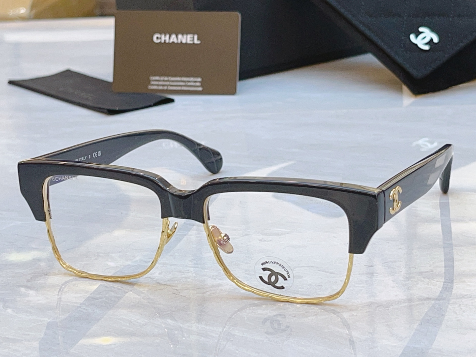 ，【CHANE*】香奈儿新款太阳镜，MODEL：5558，SIZE：53口18-145