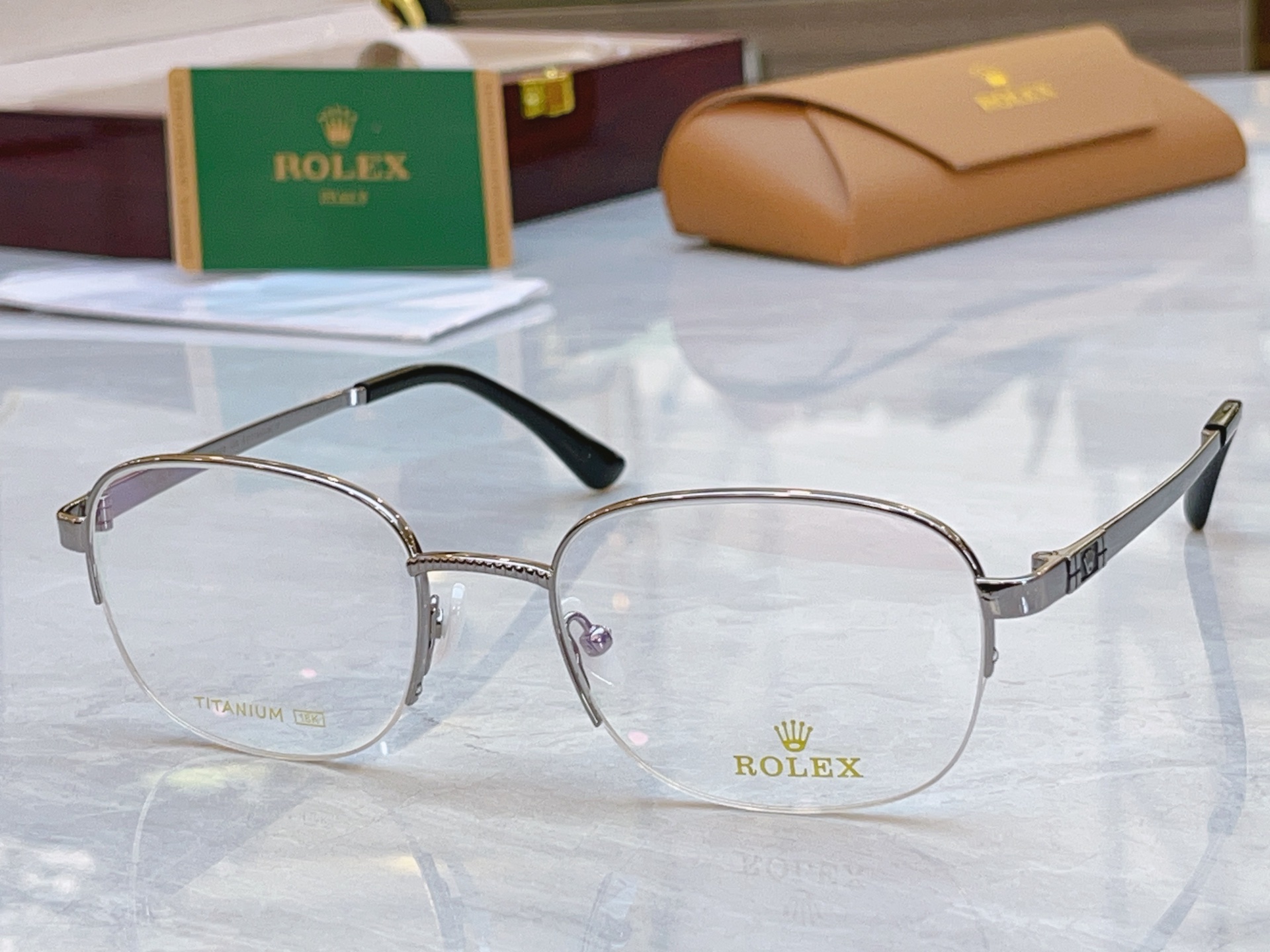 ，【ROLE*】 劳力*士新款眼镜架，钛架 MODEL：SS1158，SIZE：55口20-145