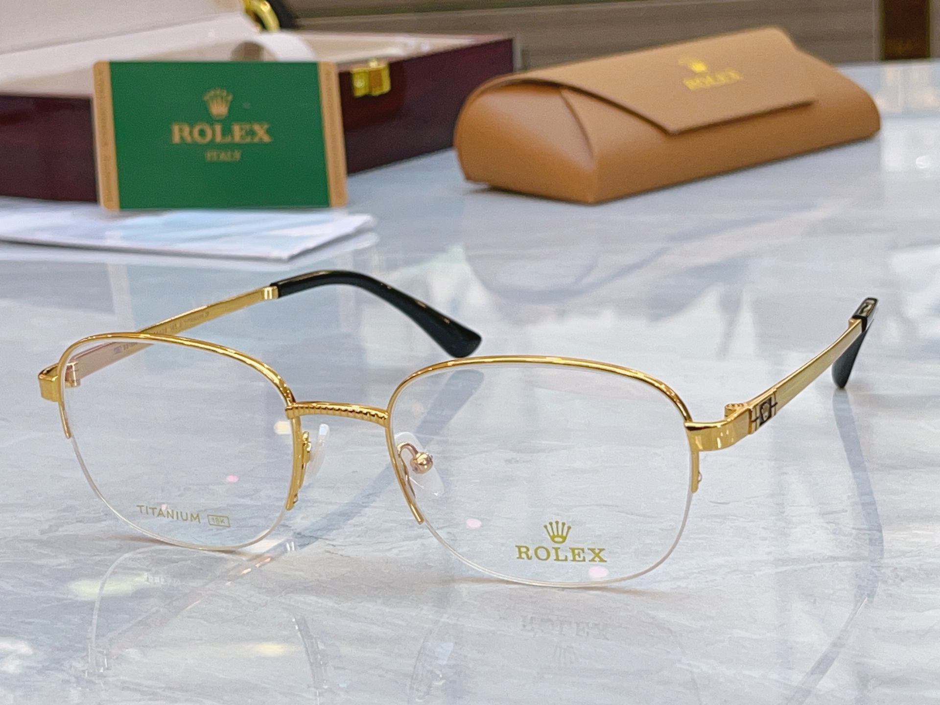 ，【ROLE*】 劳力*士新款眼镜架，钛架 MODEL：SS1158，SIZE：55口20-145