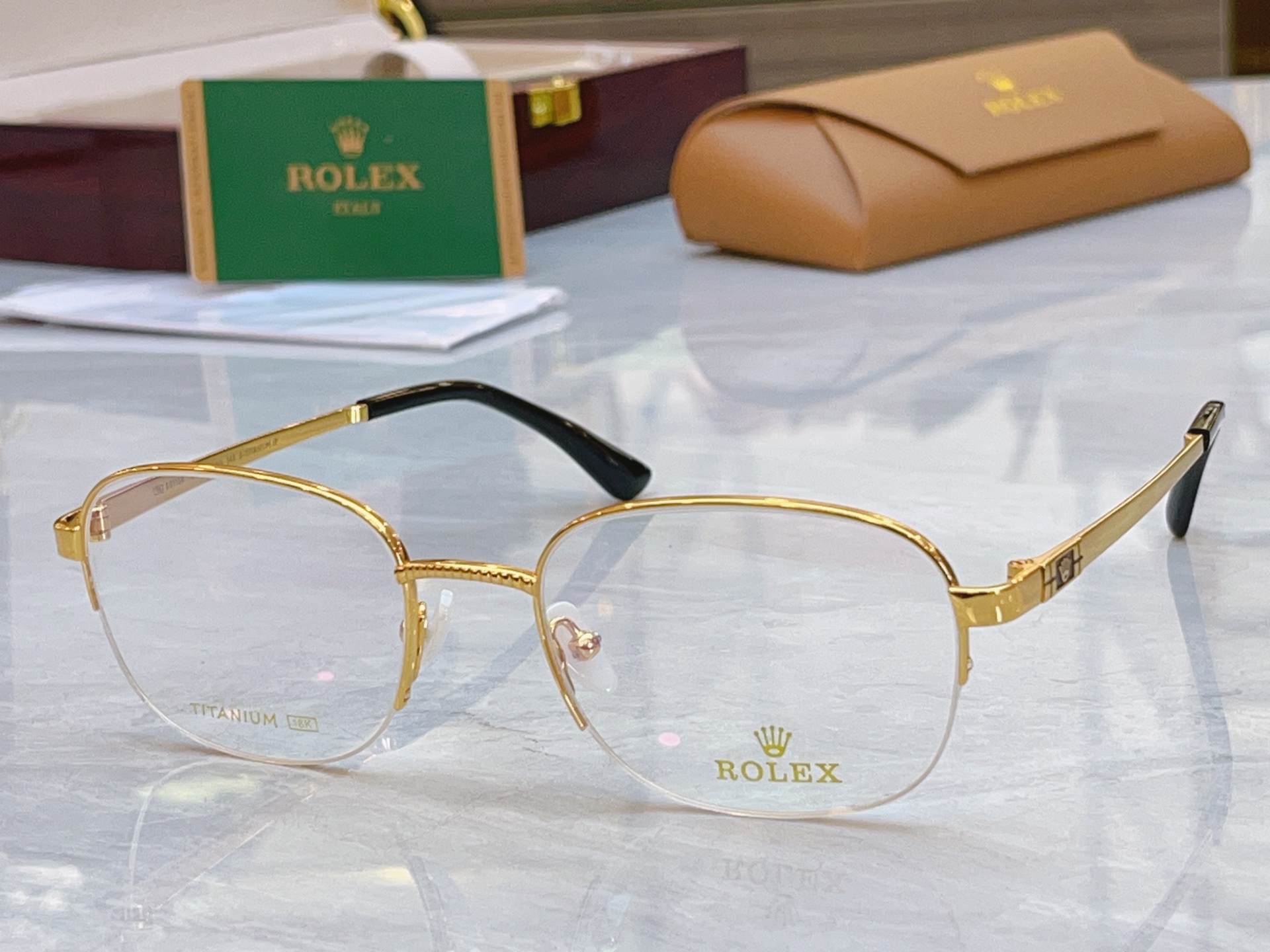 ，【ROLE*】 劳力*士新款眼镜架，钛架 MODEL：SS1158，SIZE：55口20-145