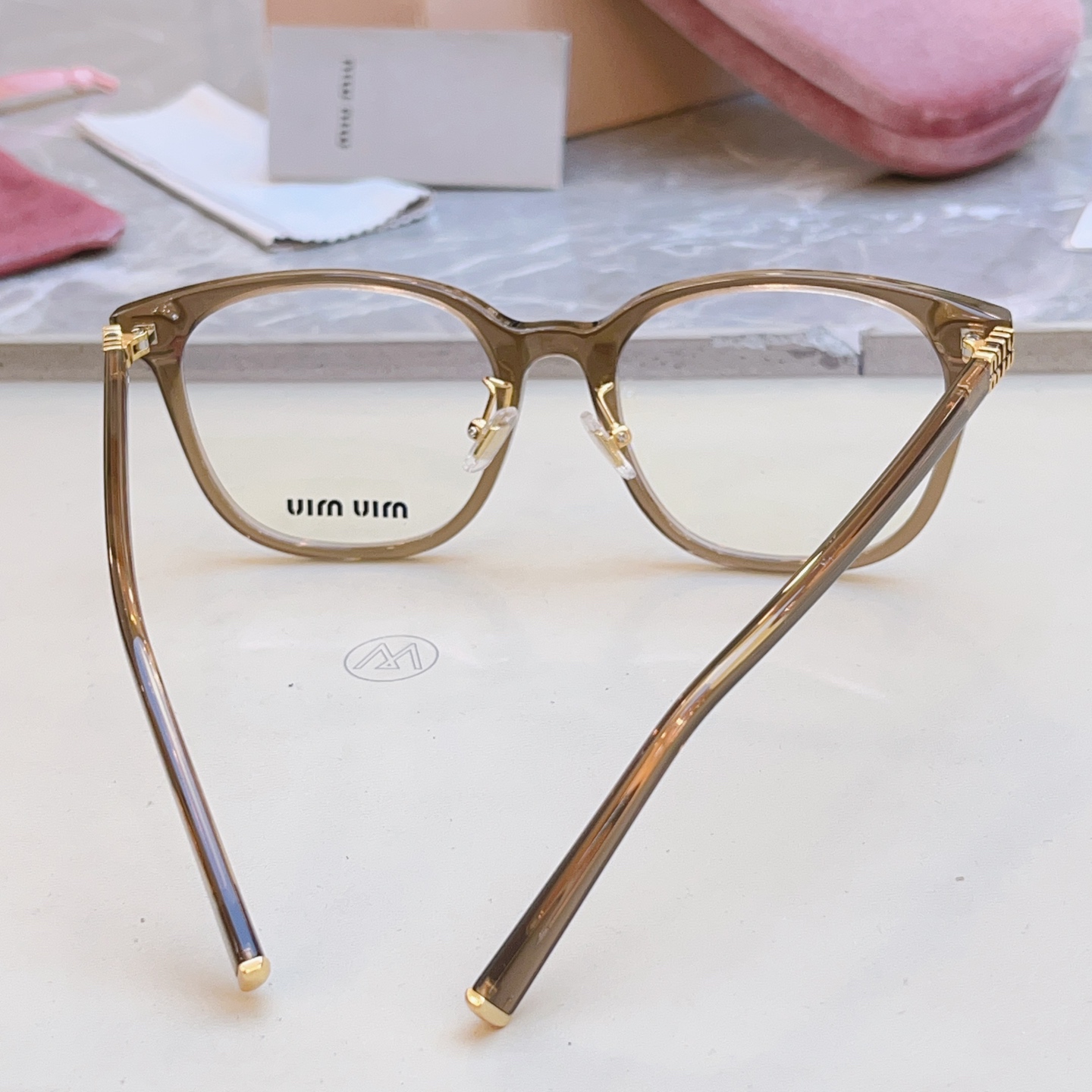 ，【MIUMI*】缪*缪新款眼镜架，Mod: VMU 01W-S，SIZE:54口19-140