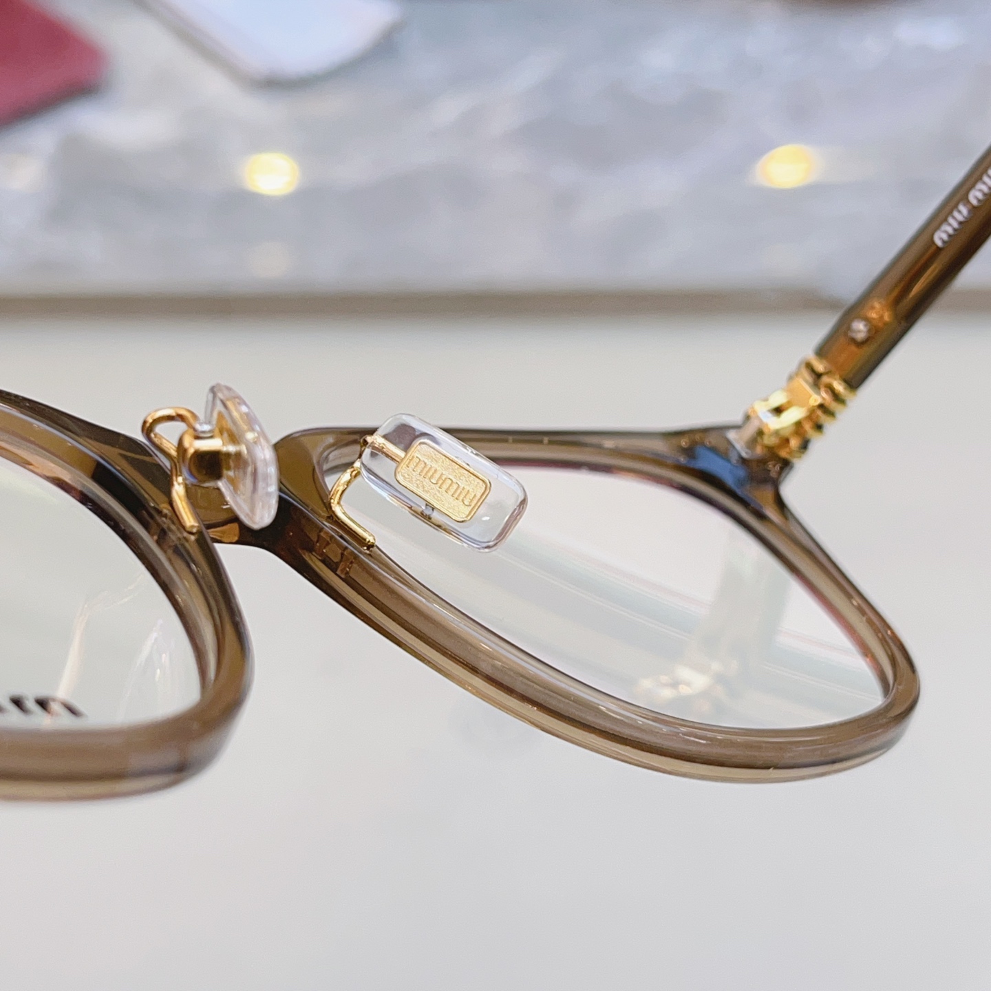 ，【MIUMI*】缪*缪新款眼镜架，Mod: VMU 01W-S，SIZE:54口19-140