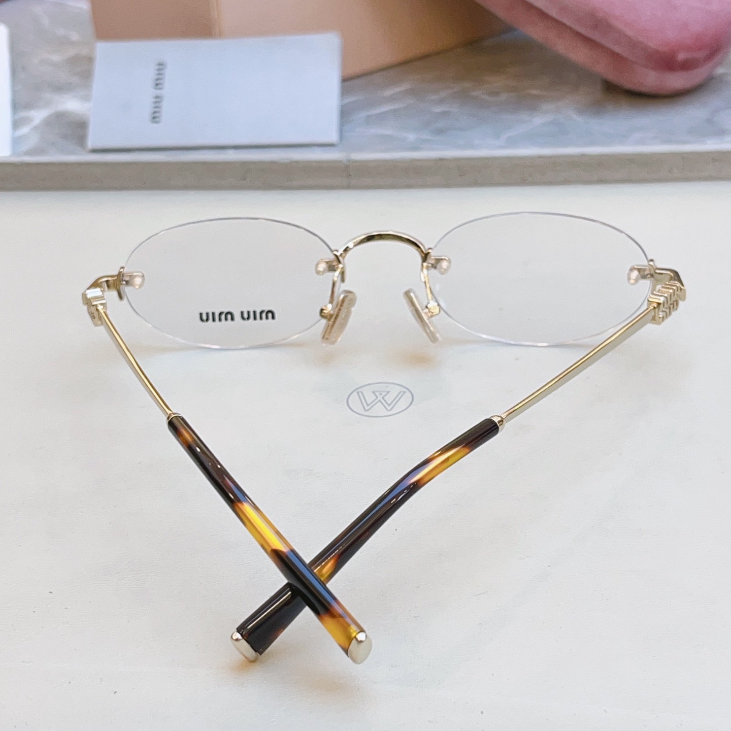 ，【MIUMI*】缪*缪新款眼镜架，Mod: SMU 53W 高版本✨，SIZE:53口20-140