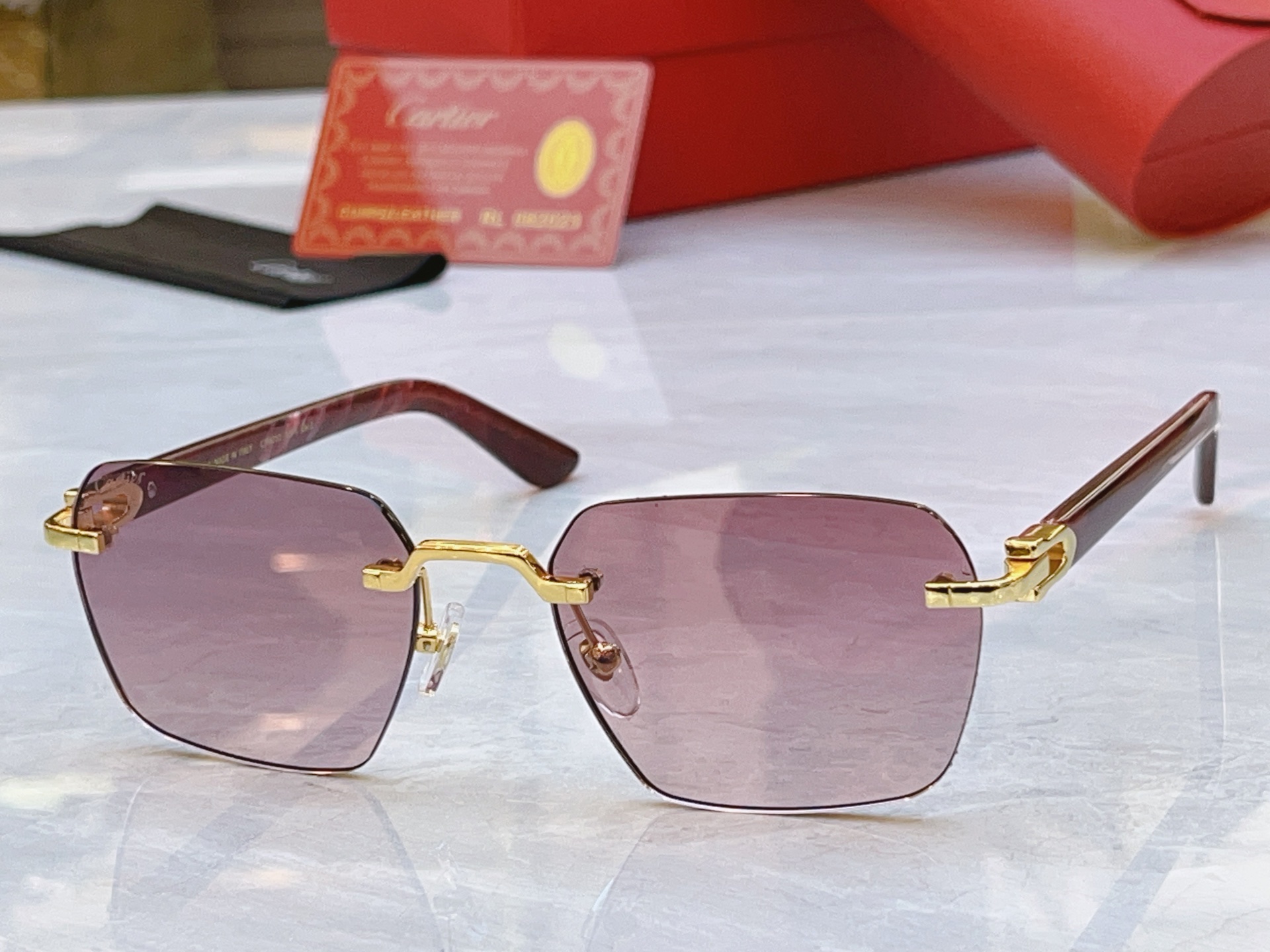 ，【CARTIE*】卡地*亚新款太阳镜，Mod:CT0623O，Size:54口18-145