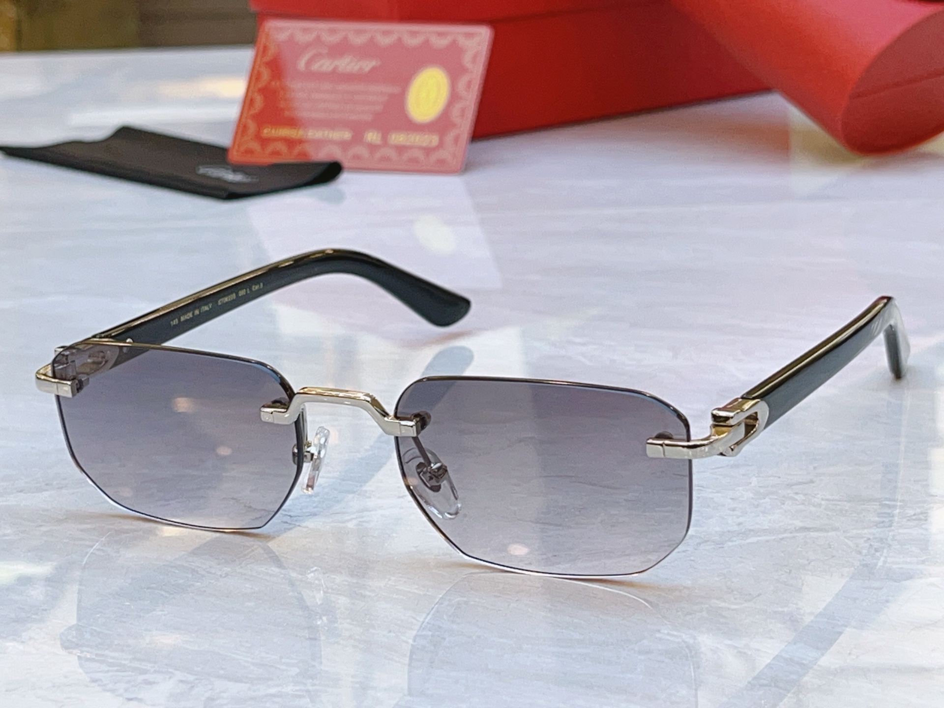 ，【CARTIE*】卡地*亚新款太阳镜，Mod:CT0622O，Size:53口19-145