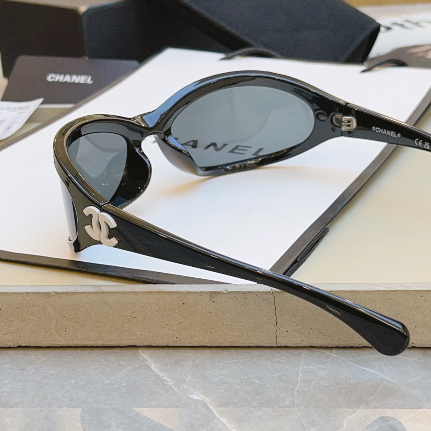 ，【CHANE*】香奈儿新款太阳镜，MODEL：71763 高版本✨，SIZE：S