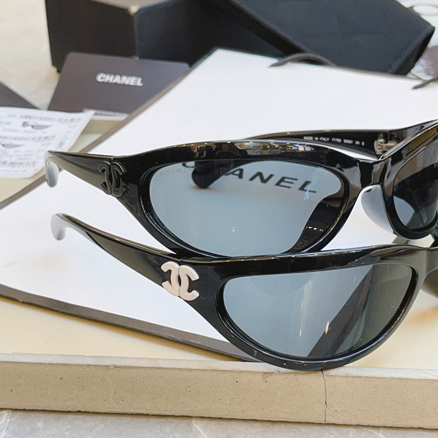 ，【CHANE*】香奈儿新款太阳镜，MODEL：71763 高版本✨，SIZE：S