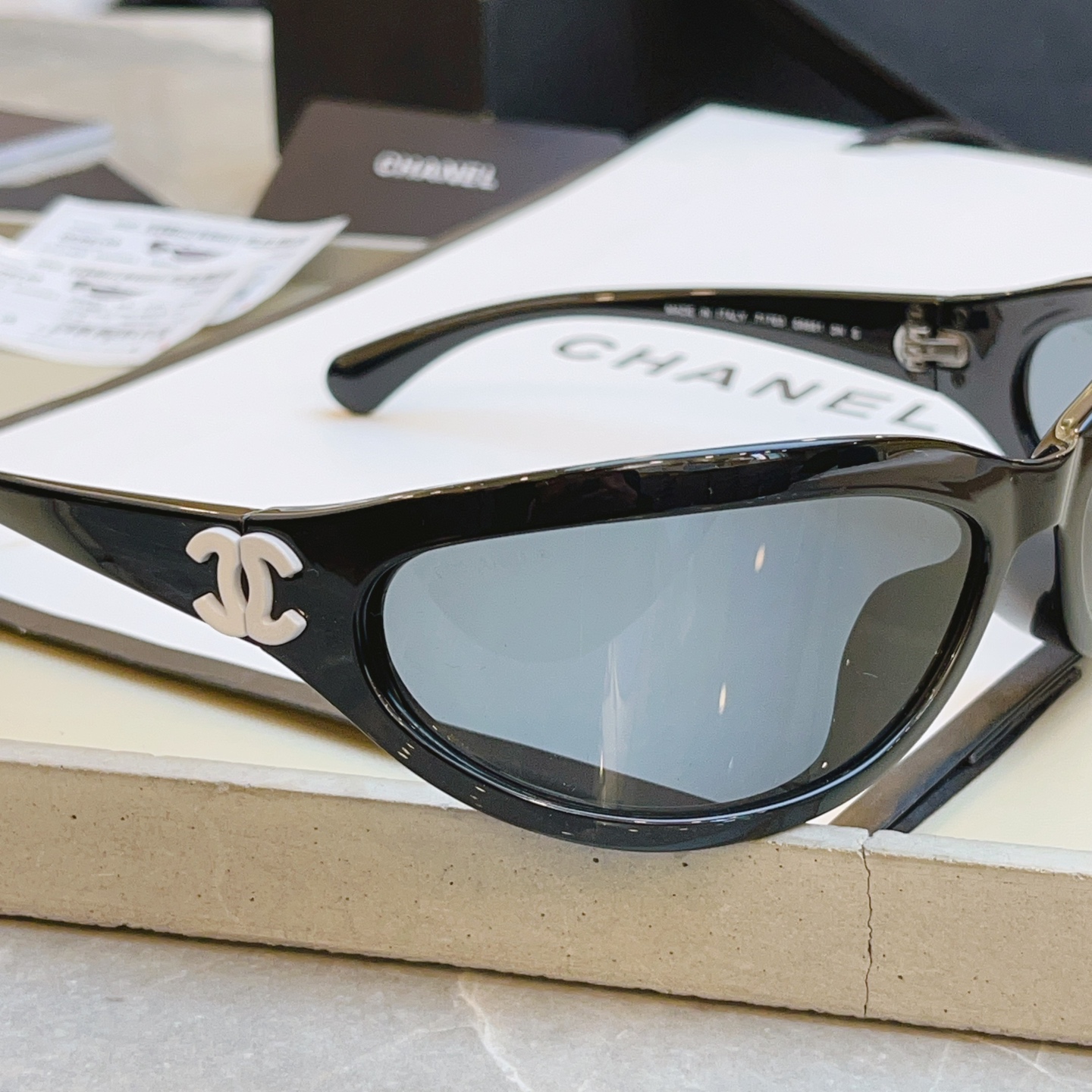 ，【CHANE*】香奈儿新款太阳镜，MODEL：71763 高版本✨，SIZE：S