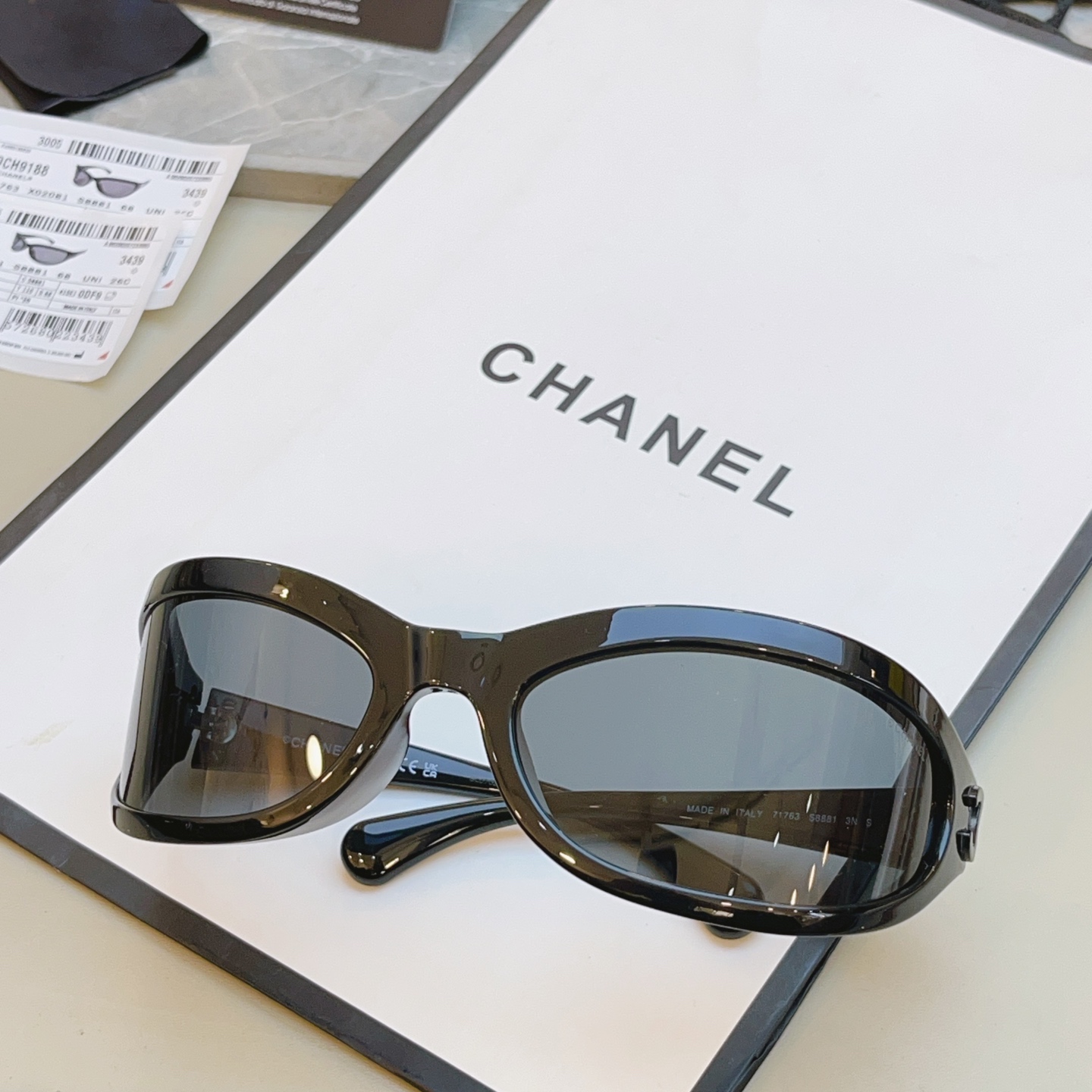 ，【CHANE*】香奈儿新款太阳镜，MODEL：71763 高版本✨，SIZE：S
