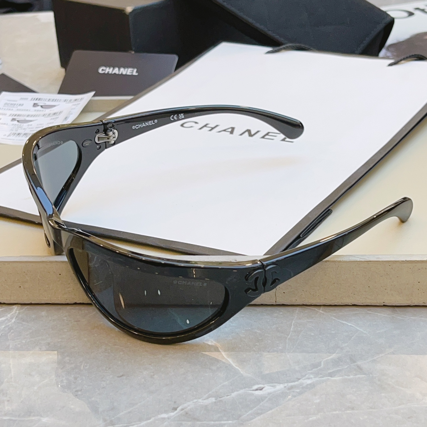 ，【CHANE*】香奈儿新款太阳镜，MODEL：71763 高版本✨，SIZE：S