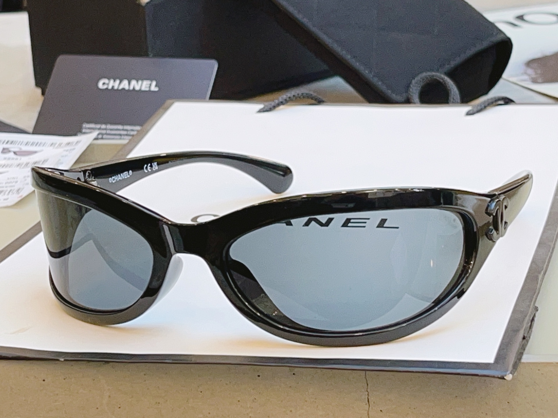 ，【CHANE*】香奈儿新款太阳镜，MODEL：71763 高版本✨，SIZE：S