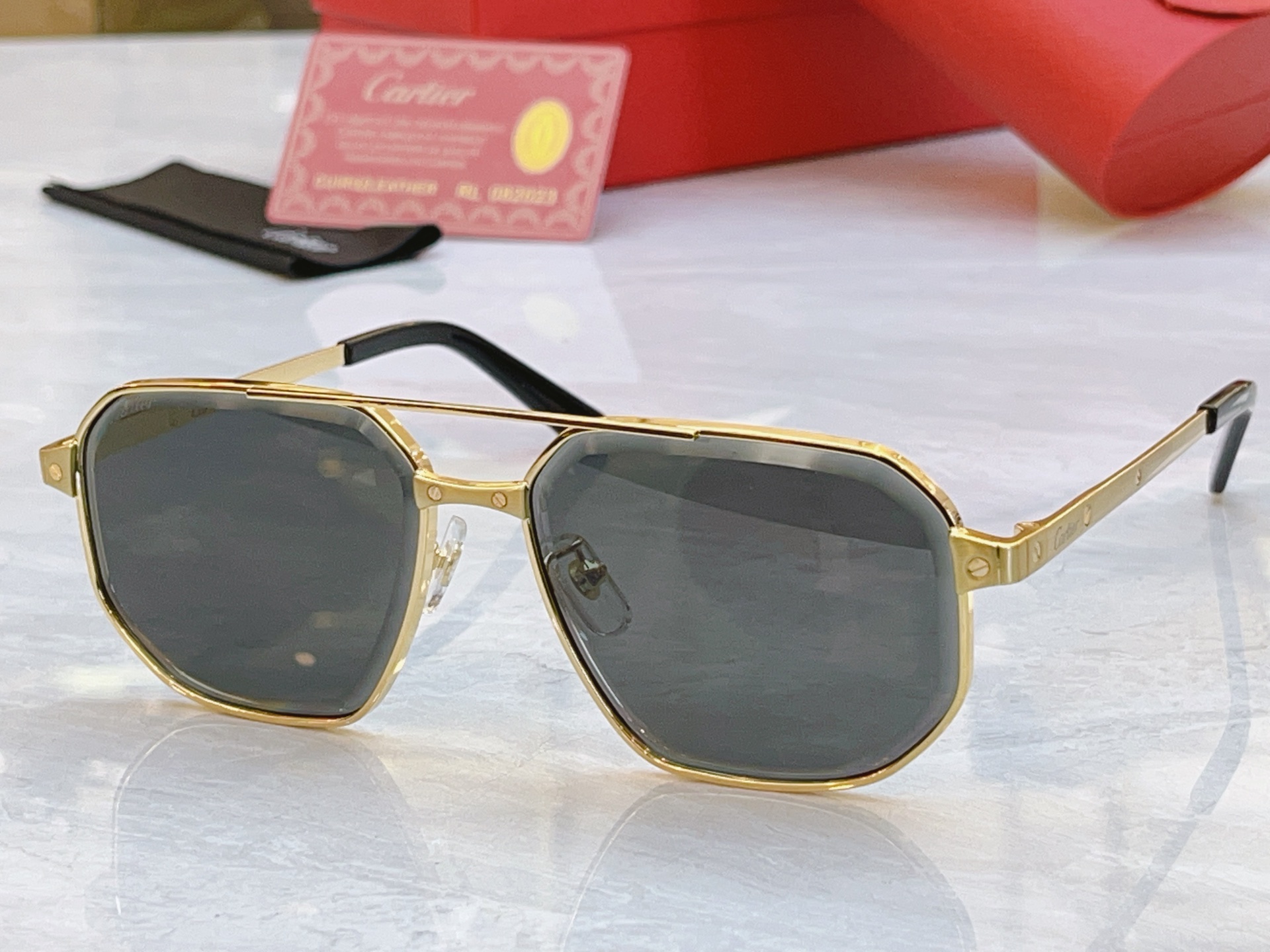 ，【CARTIE*】卡地*亚新款太阳镜，Mod:CT0462S，Size:60口16-145