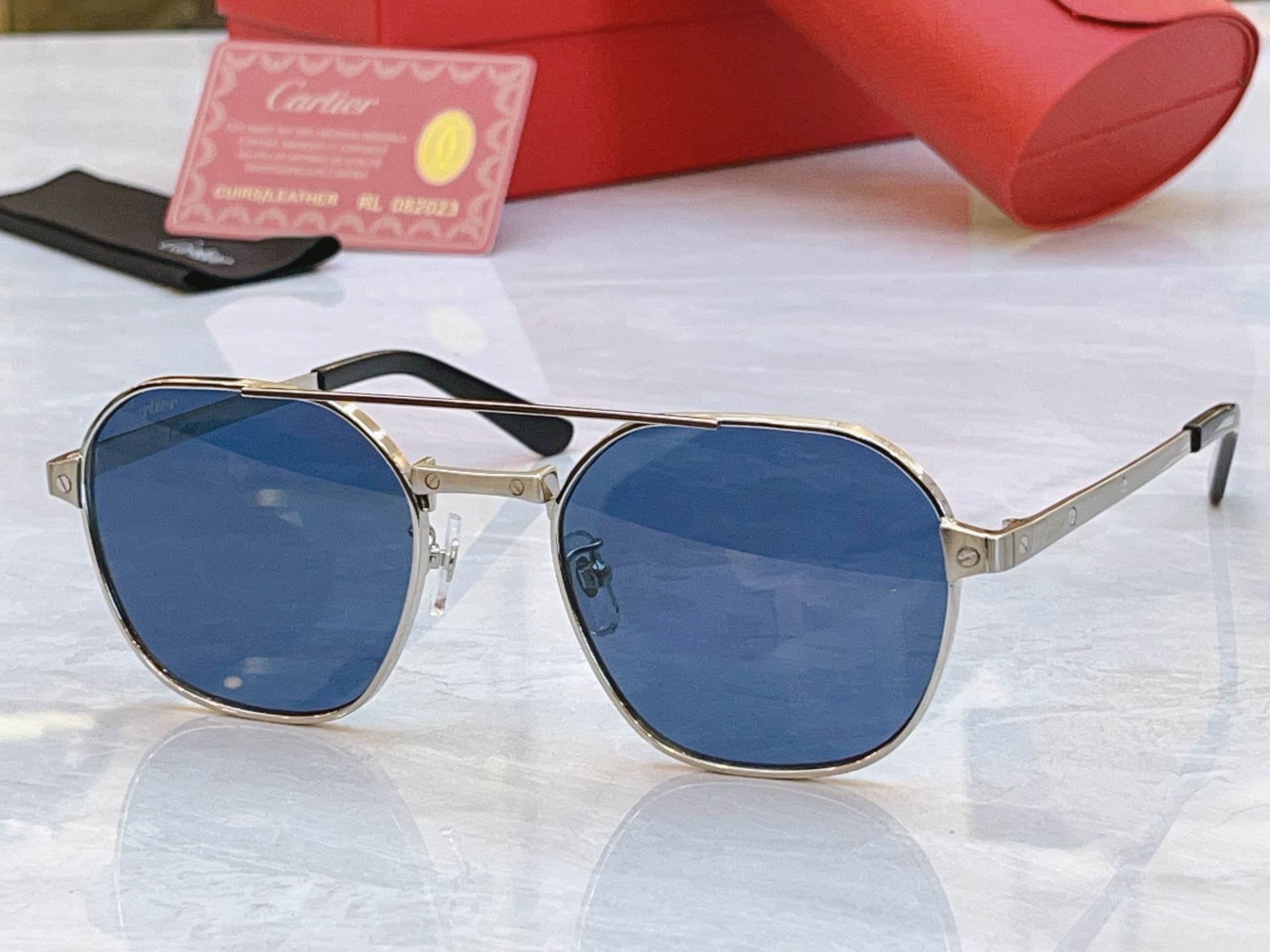 ，【CARTIE*】卡地*亚新款太阳镜，Mod:CT0462S，Size:52口20-145