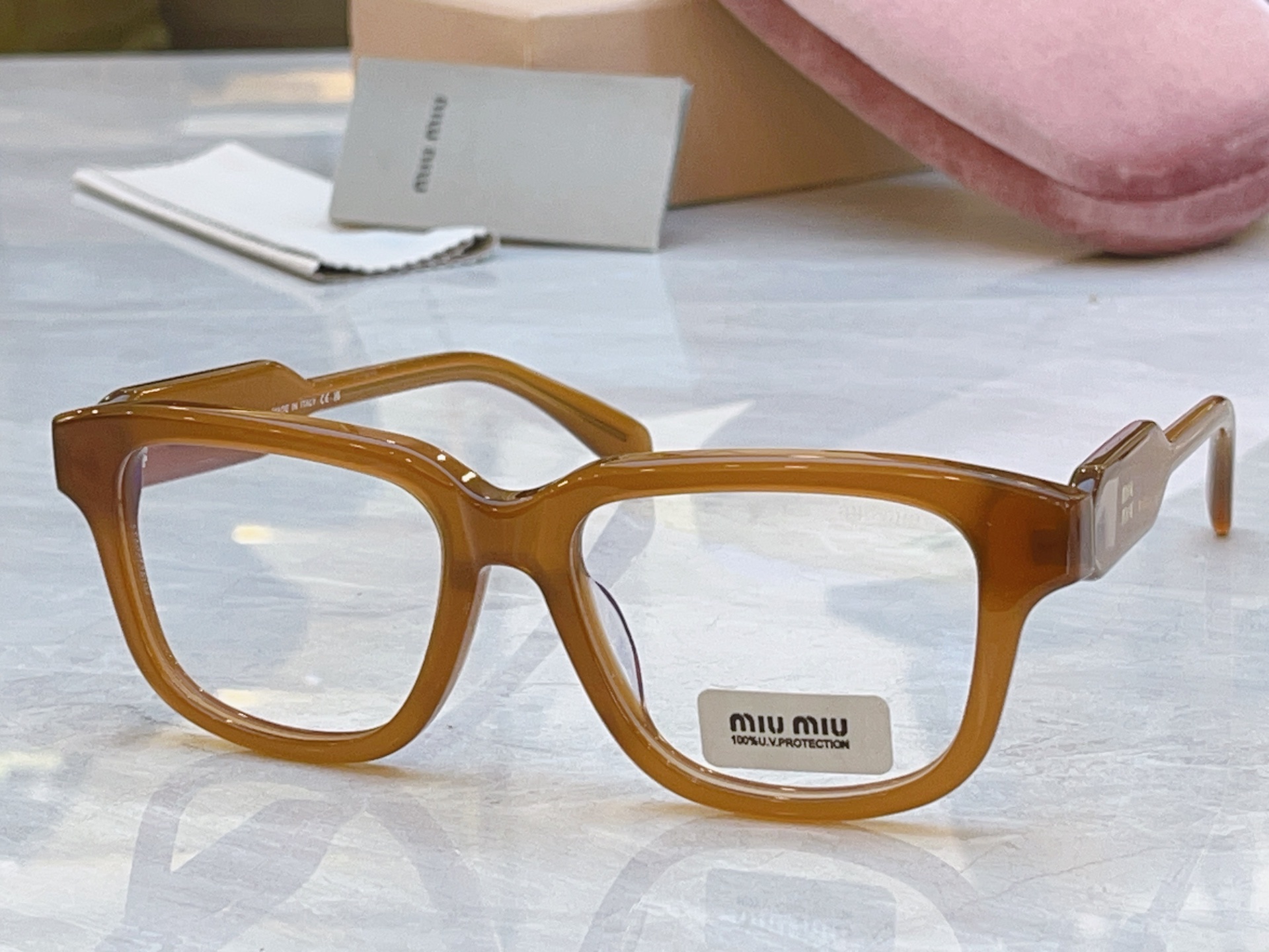 ，【MIUMI*】缪*缪新款眼镜架，Mod: SMU 02ZV，SIZE:52口18-142