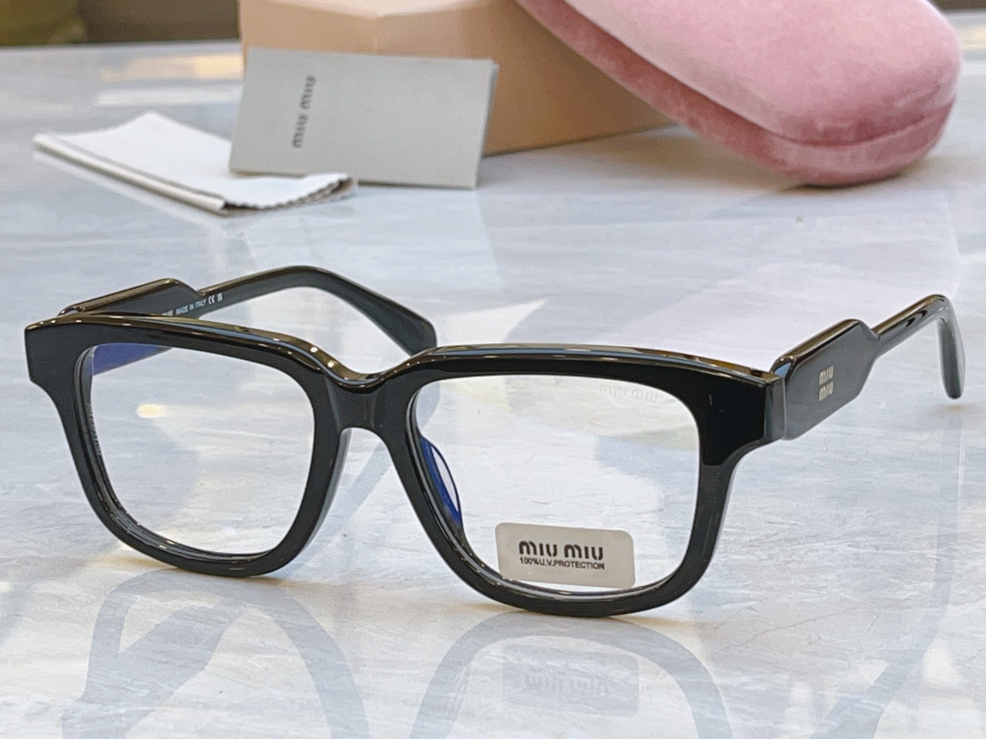 ，【MIUMI*】缪*缪新款眼镜架，Mod: SMU 02ZV，SIZE:52口18-142