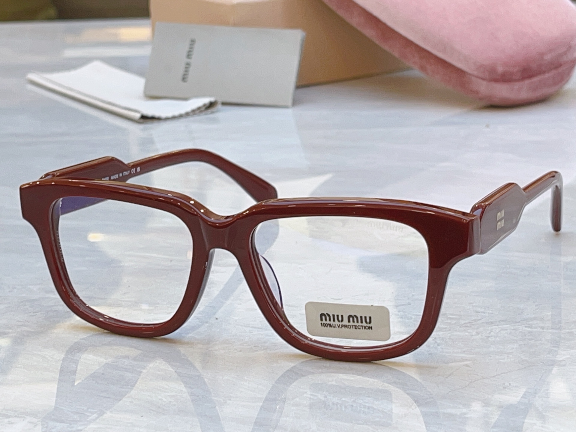 ，【MIUMI*】缪*缪新款眼镜架，Mod: SMU 02ZV，SIZE:52口18-142