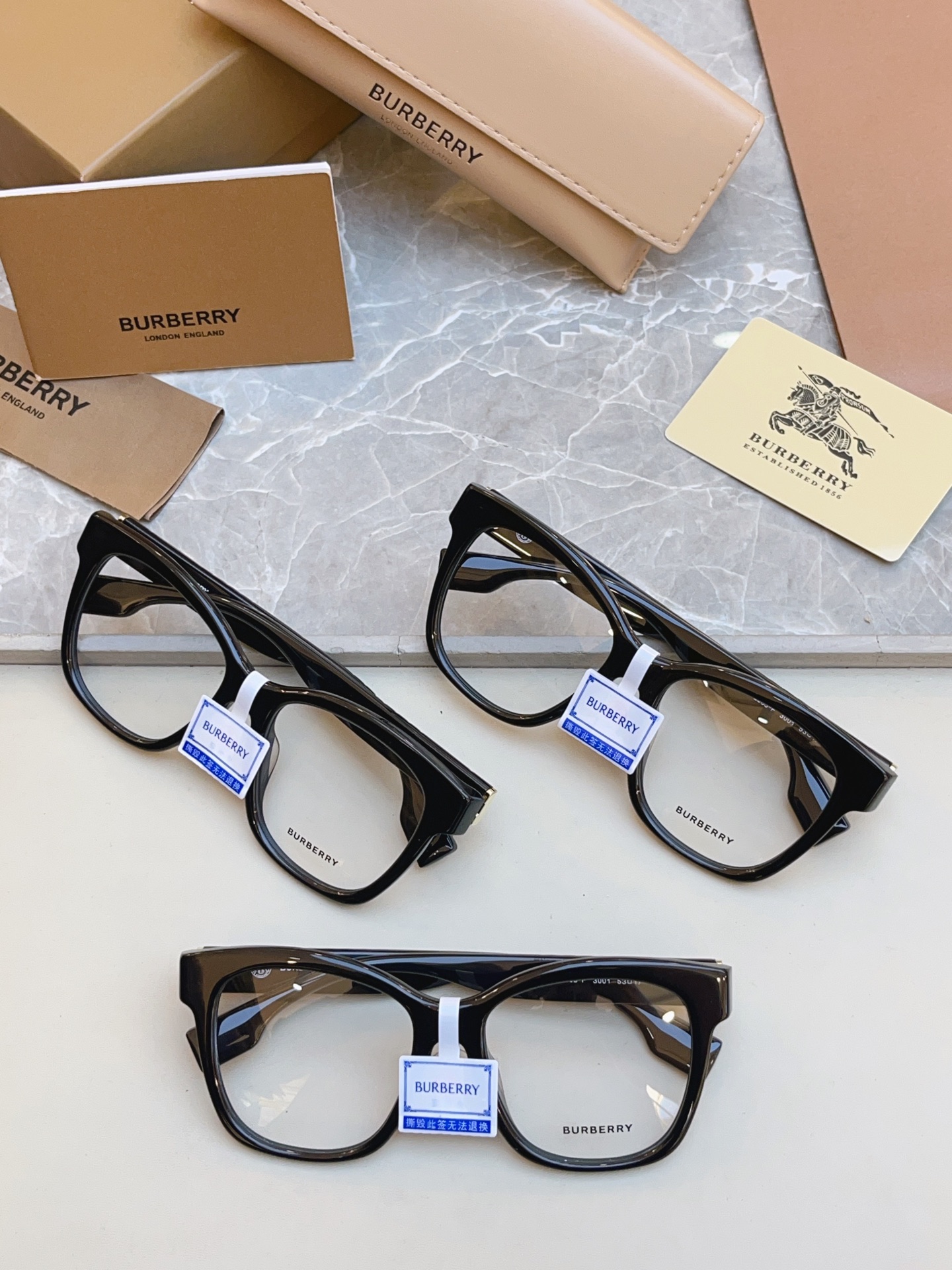 ，【BURBERR*】巴宝*莉新款眼镜架 高版本✨，MODEL：BE 2363，SIZE：53口17-1