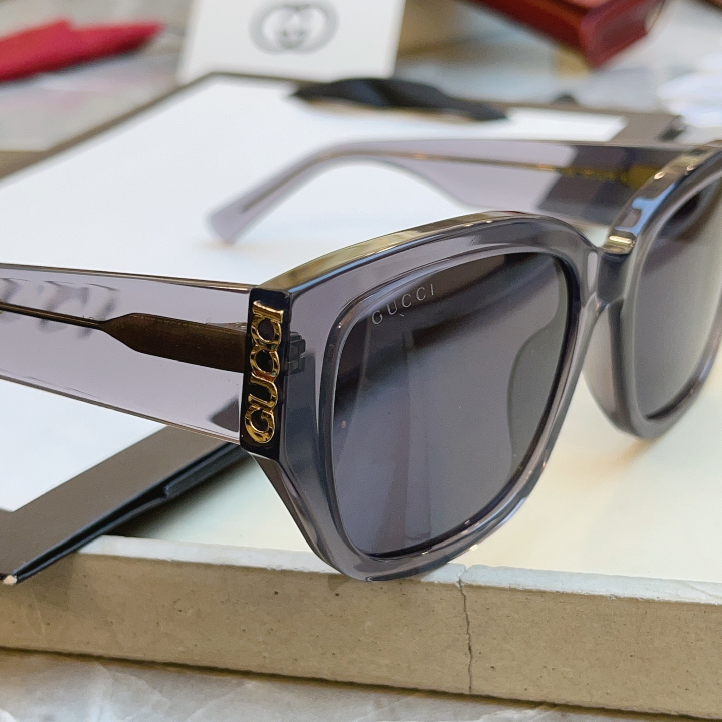 ，【GUCC*】古*驰新款太阳镜 高版本✨，MODEL：GG2043SA，SIZE：55口19-145