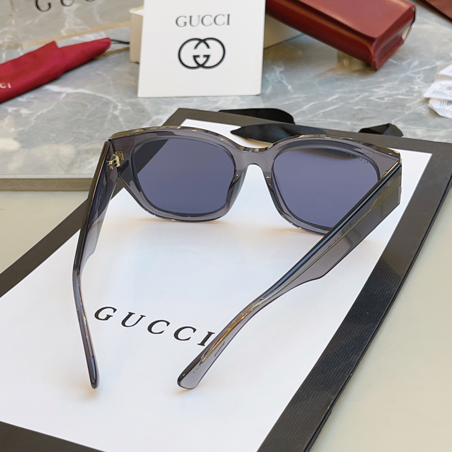 ，【GUCC*】古*驰新款太阳镜 高版本✨，MODEL：GG2043SA，SIZE：55口19-145