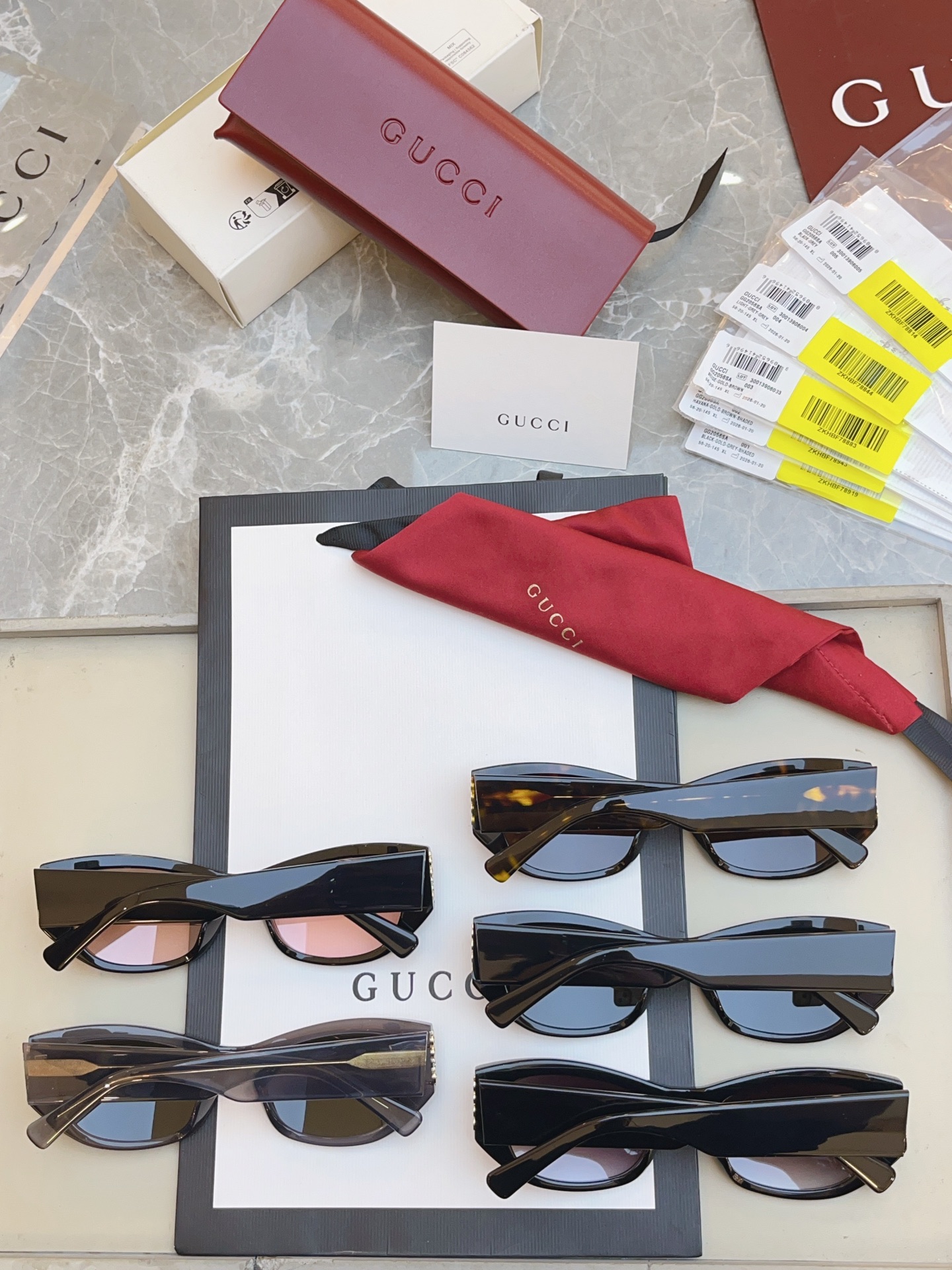 ，【GUCC*】古*驰新款太阳镜 高版本✨，MODEL：GG2044SA，SIZE：55口21-145