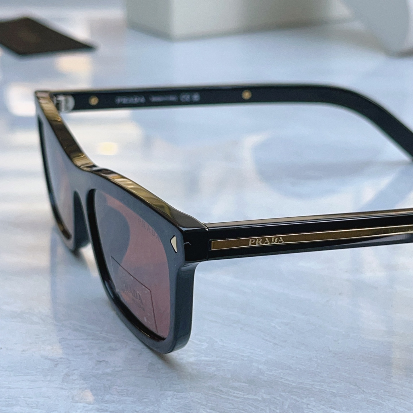 ，【PRAD*】普拉*达新款太阳镜🕶️，MODEL：PR D05S，SIZE：53口19-145