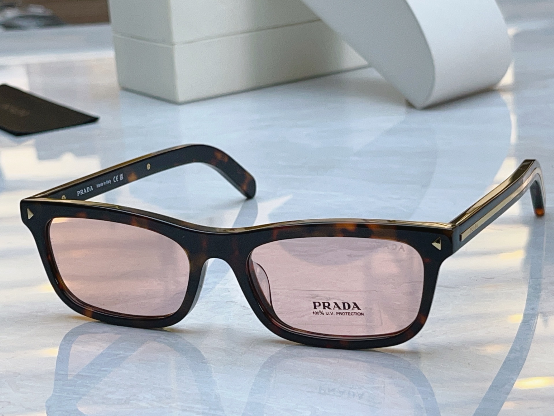 ，【PRAD*】普拉*达新款太阳镜🕶️，MODEL：PR D05S，SIZE：53口19-145