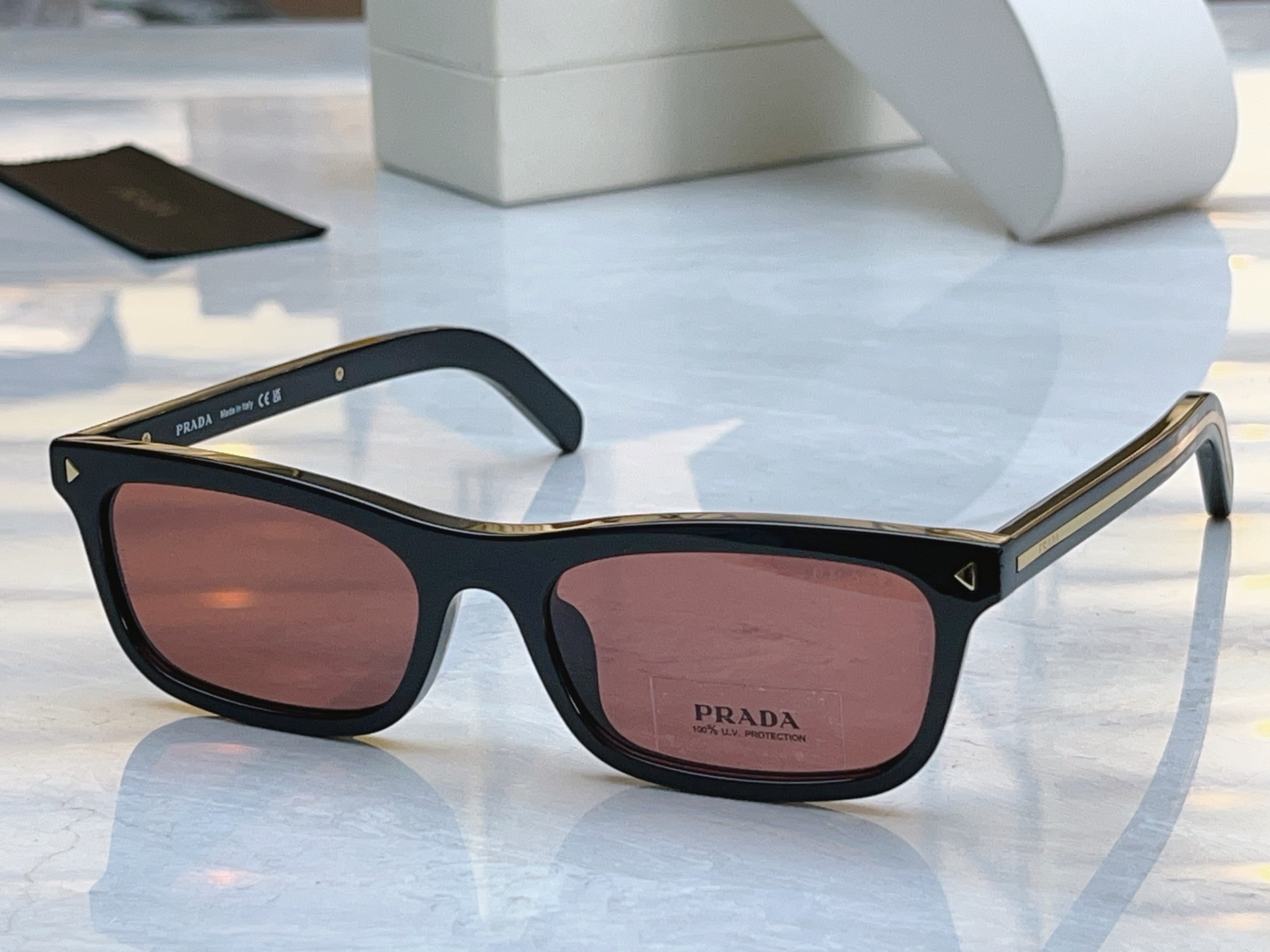 ，【PRAD*】普拉*达新款太阳镜🕶️，MODEL：PR D05S，SIZE：53口19-145