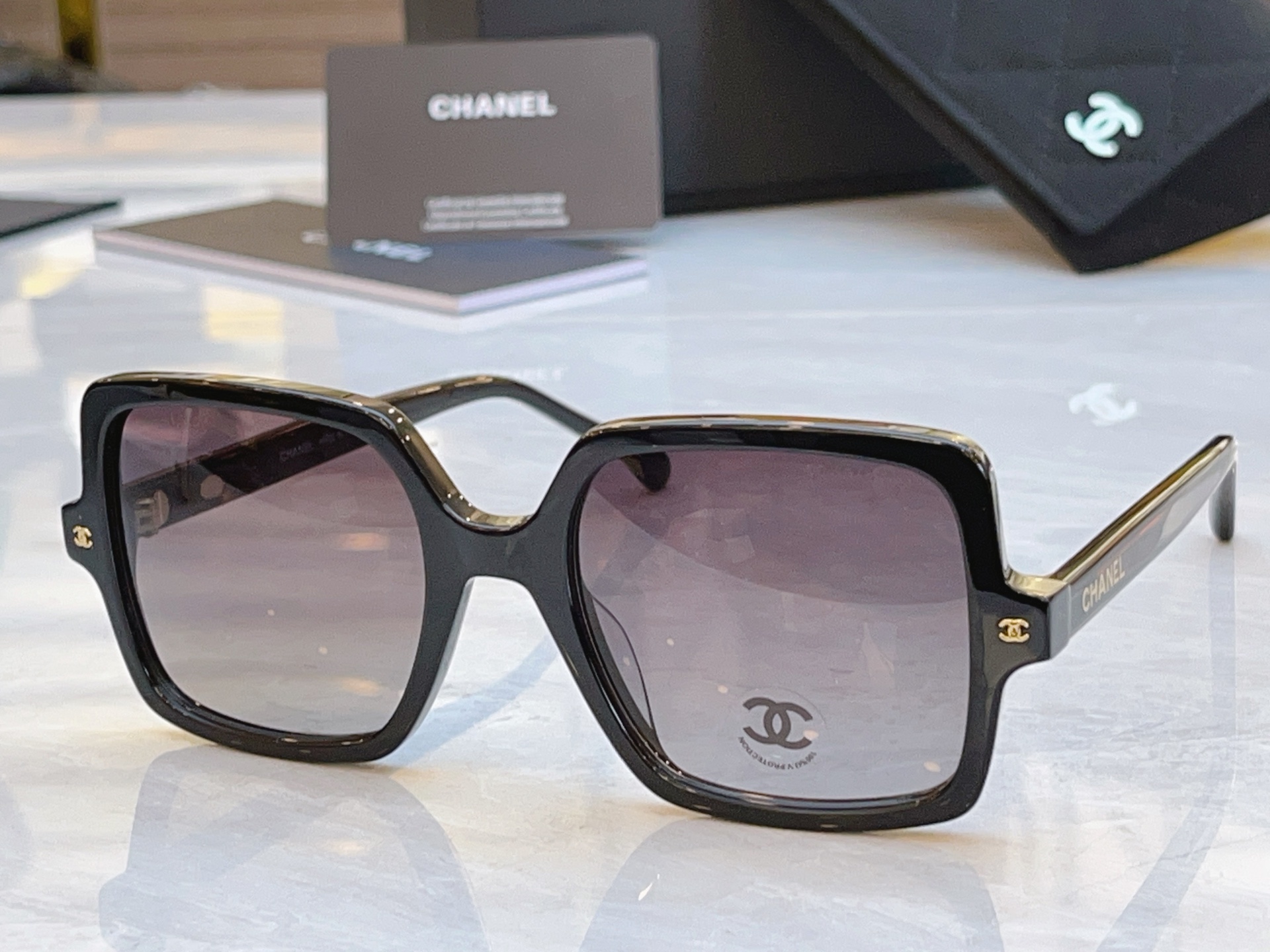 ，【CHANE*】香奈*儿新款太阳镜，MODEL：71773，SIZE：53口20-140