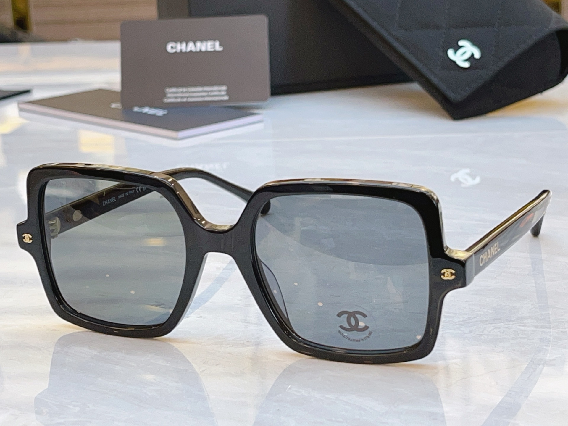 ，【CHANE*】香奈*儿新款太阳镜，MODEL：71773，SIZE：53口20-140