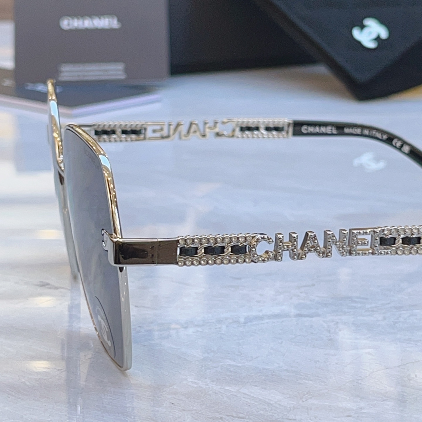 ，【CHANE*】香奈*儿新款太阳镜，MODEL：CH6043，SIZE：60口16-145