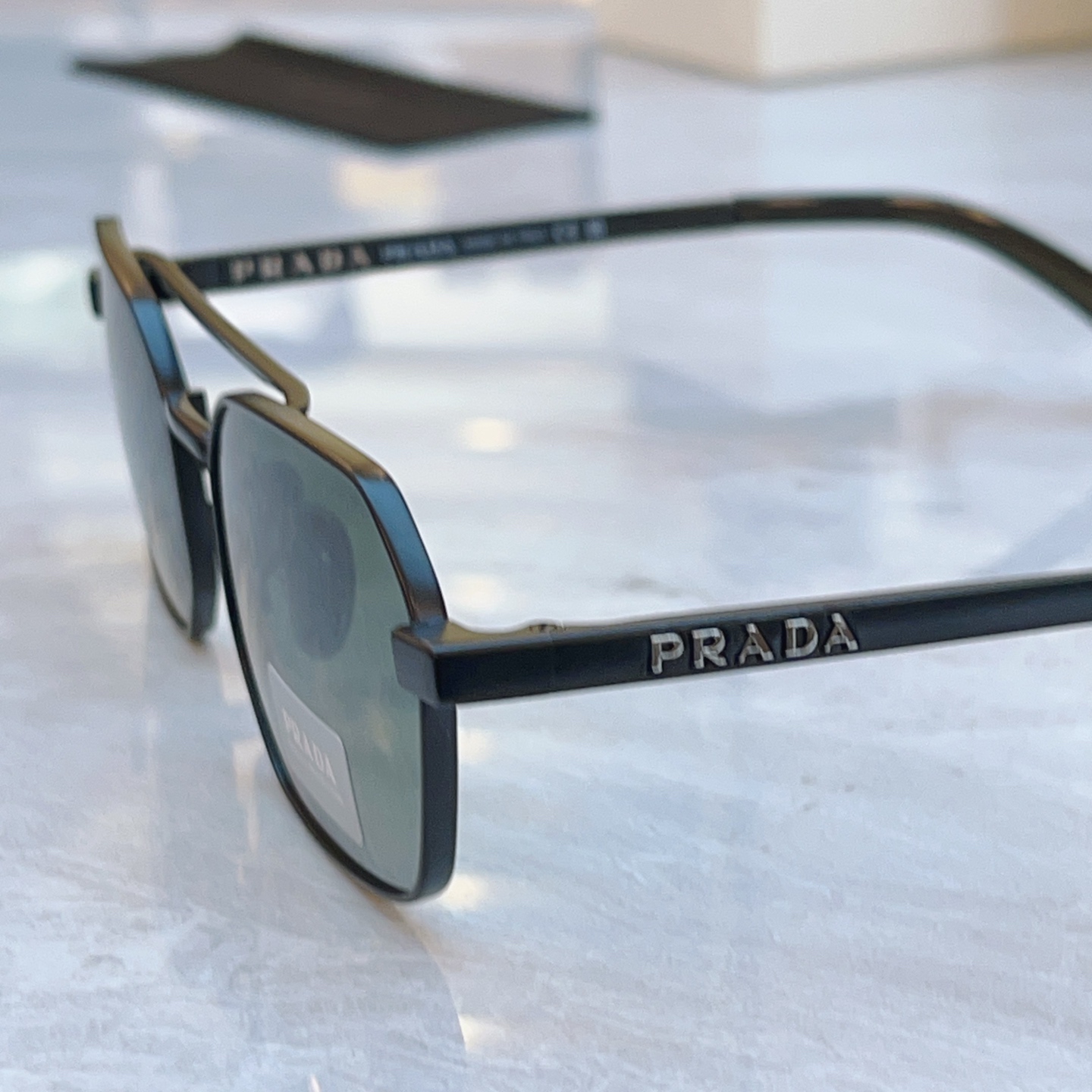 ，【PRAD*】普拉*达新款太阳镜🕶️，MODEL：PR D53S，SIZE：55口19-140
