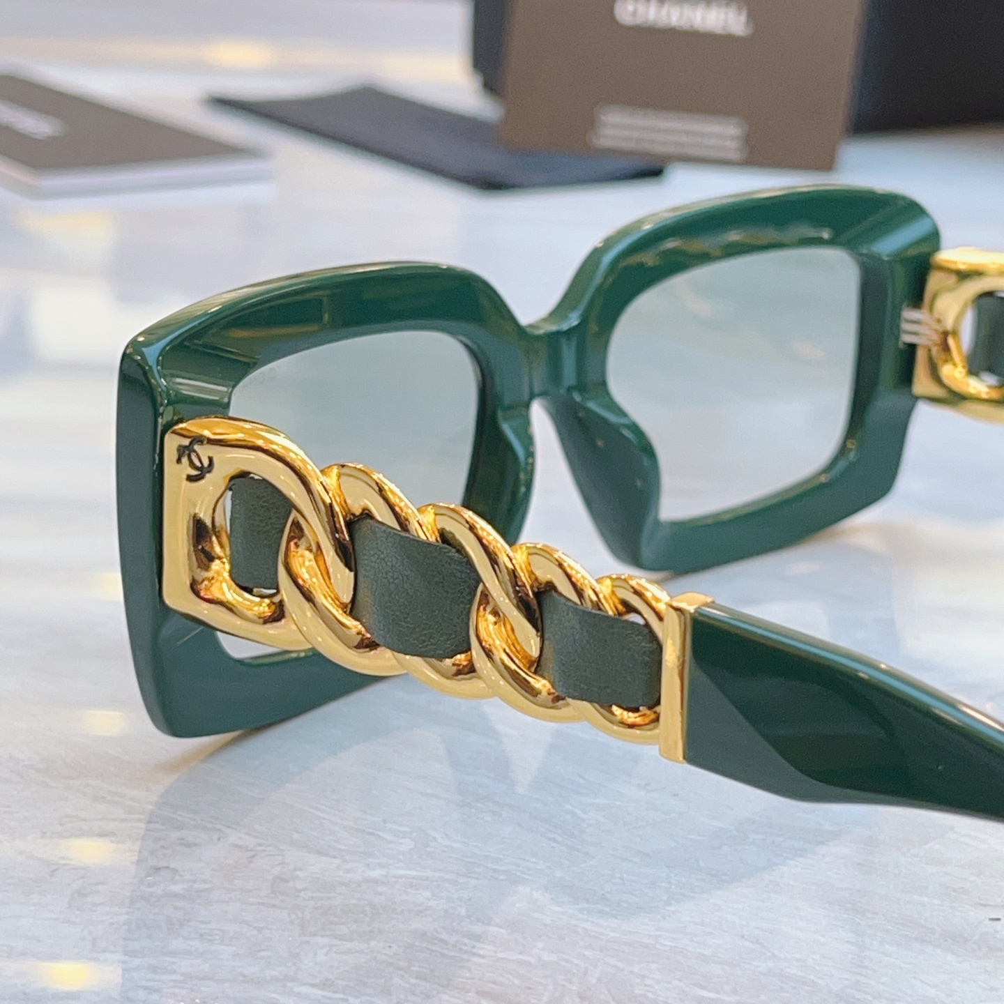 ，【CHANE*】香奈*儿新款太阳镜，MODEL：CH9183，SIZE：54口20-140