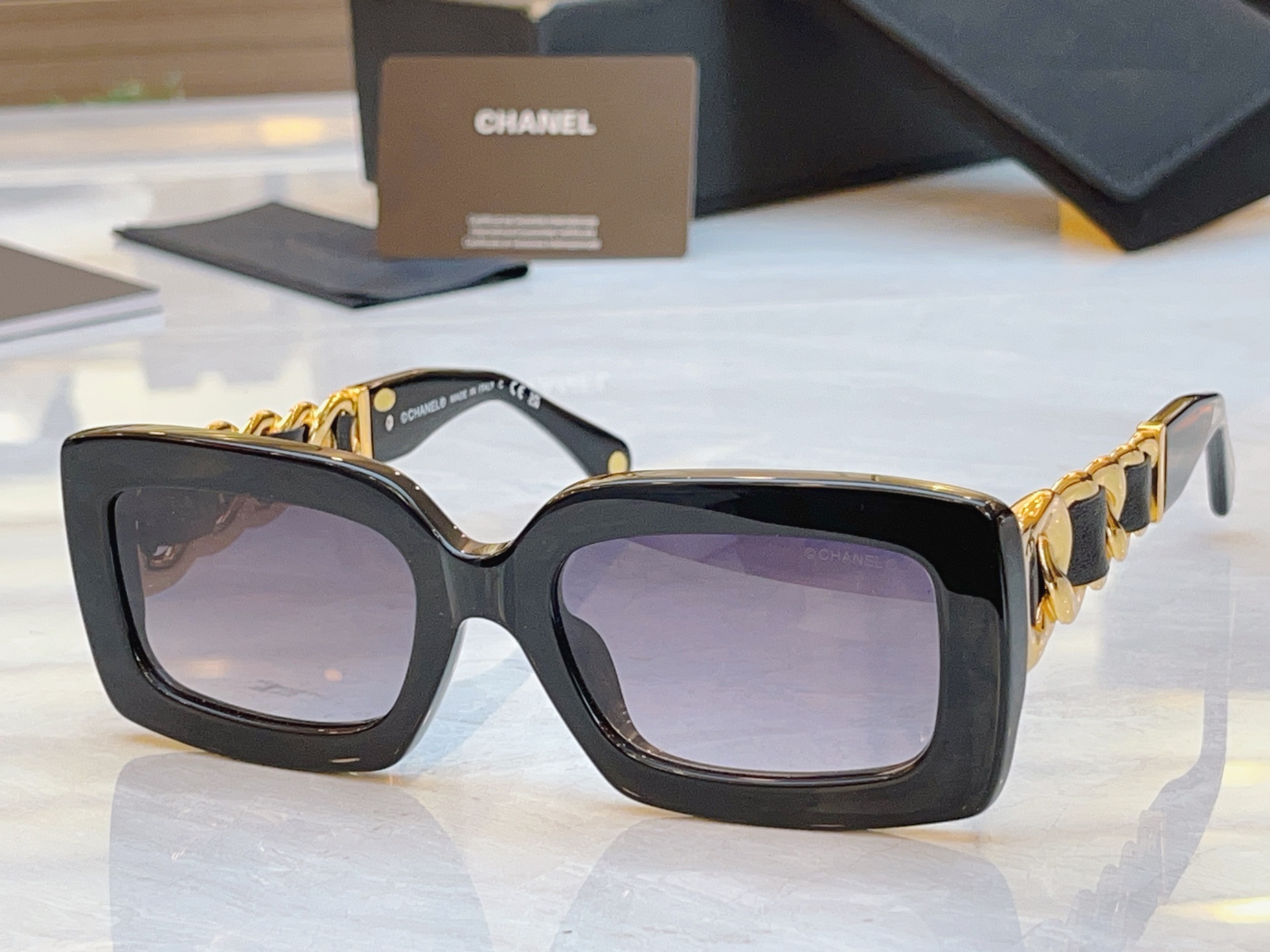 ，【CHANE*】香奈*儿新款太阳镜，MODEL：CH9183，SIZE：54口20-140